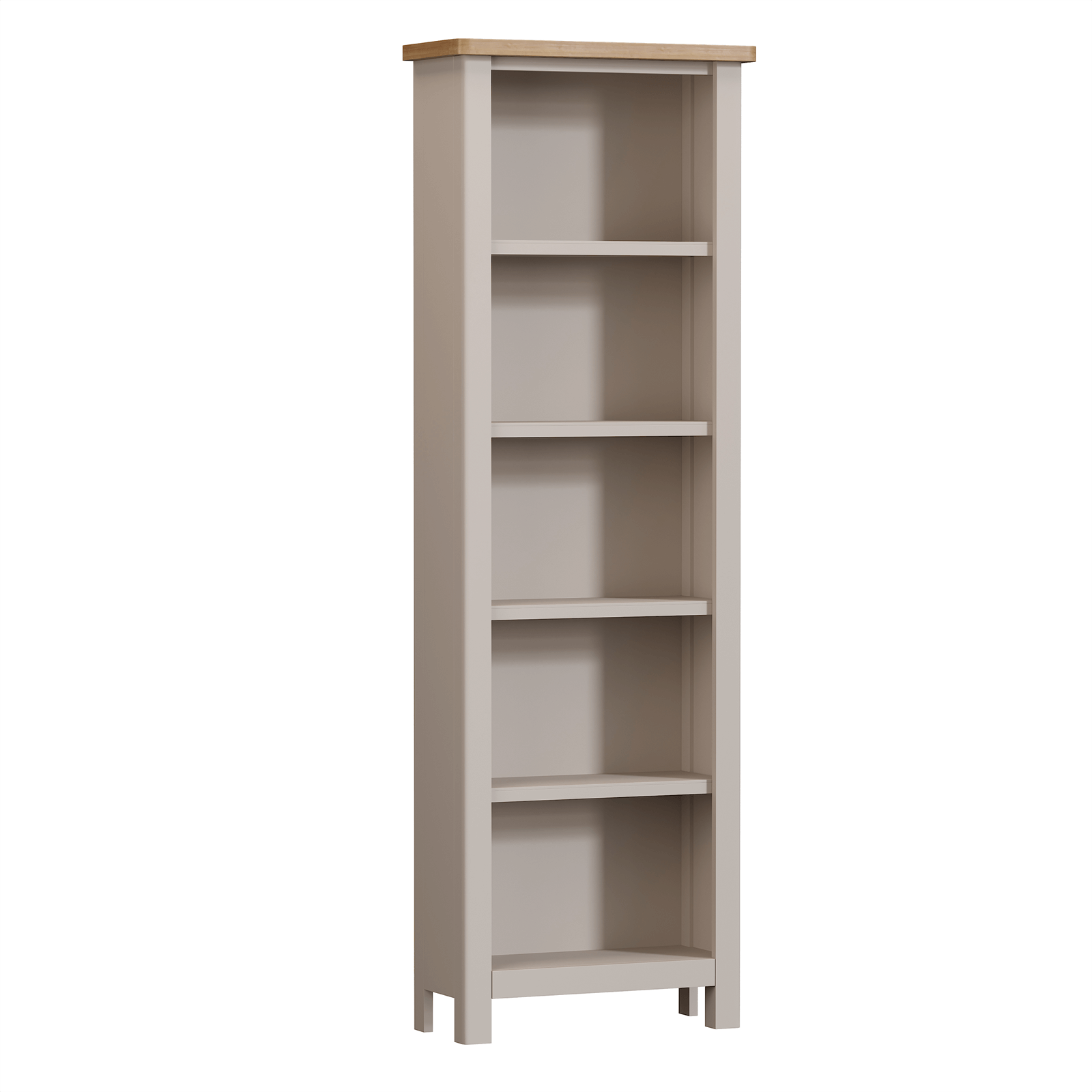 Padstow Large Bookcase Truffle Homebase