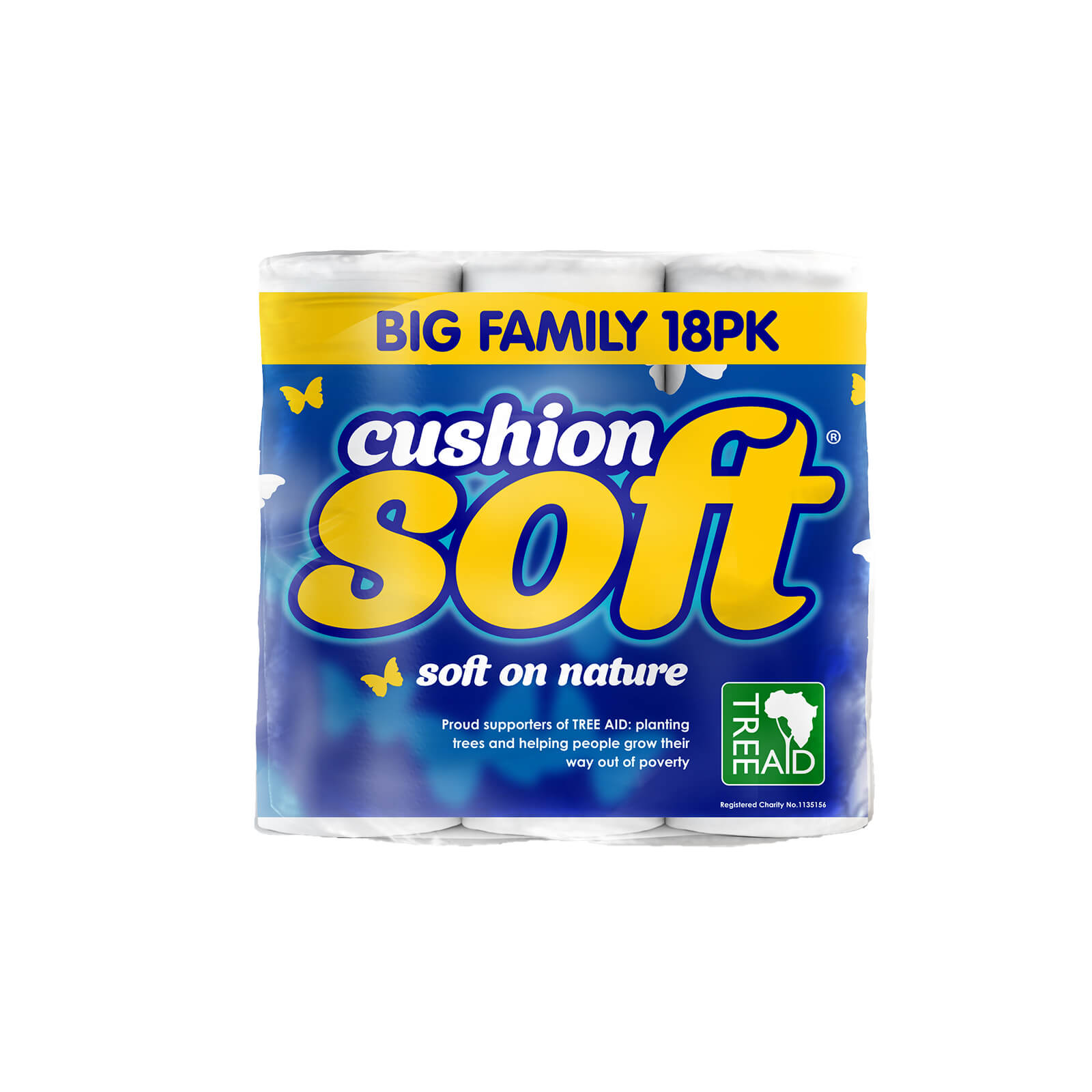 Cushion Soft Toilet Paper Roll Pack of 18 Homebase