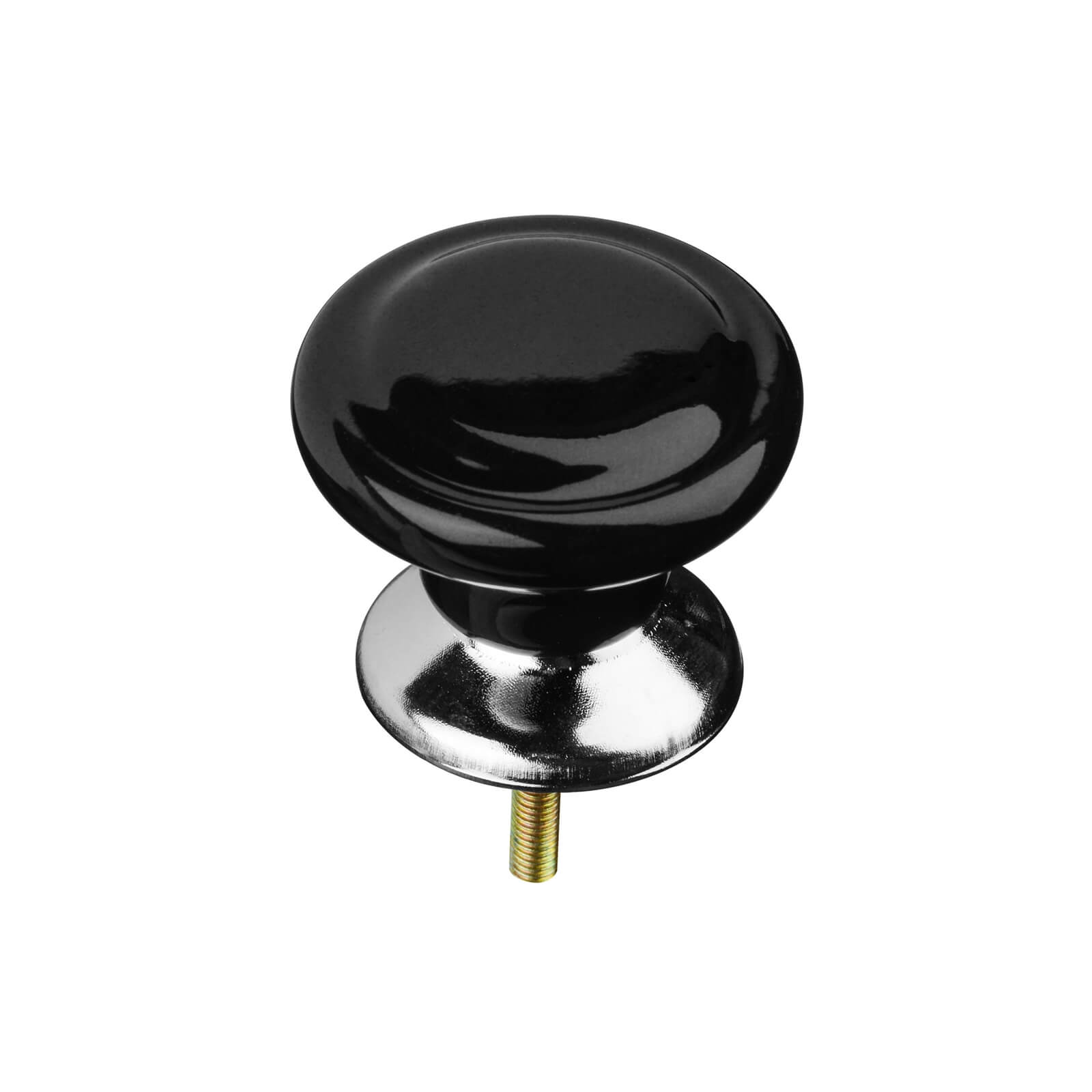 Classic Design Black Ceramic Drawer Knobs Homebase