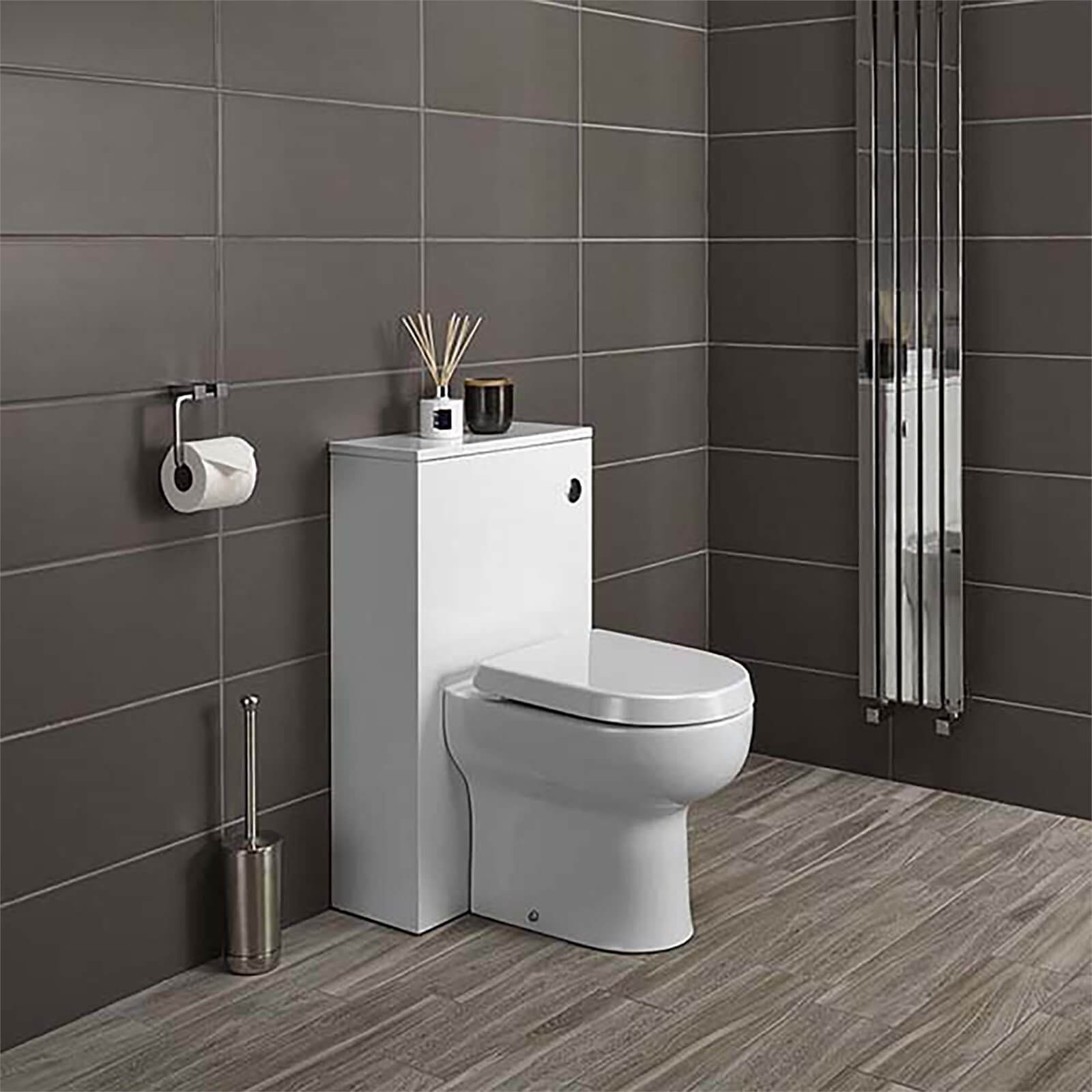 Bathstore Alpine Duo 500mm Toilet Unit (including Dual Cistern Fittings
