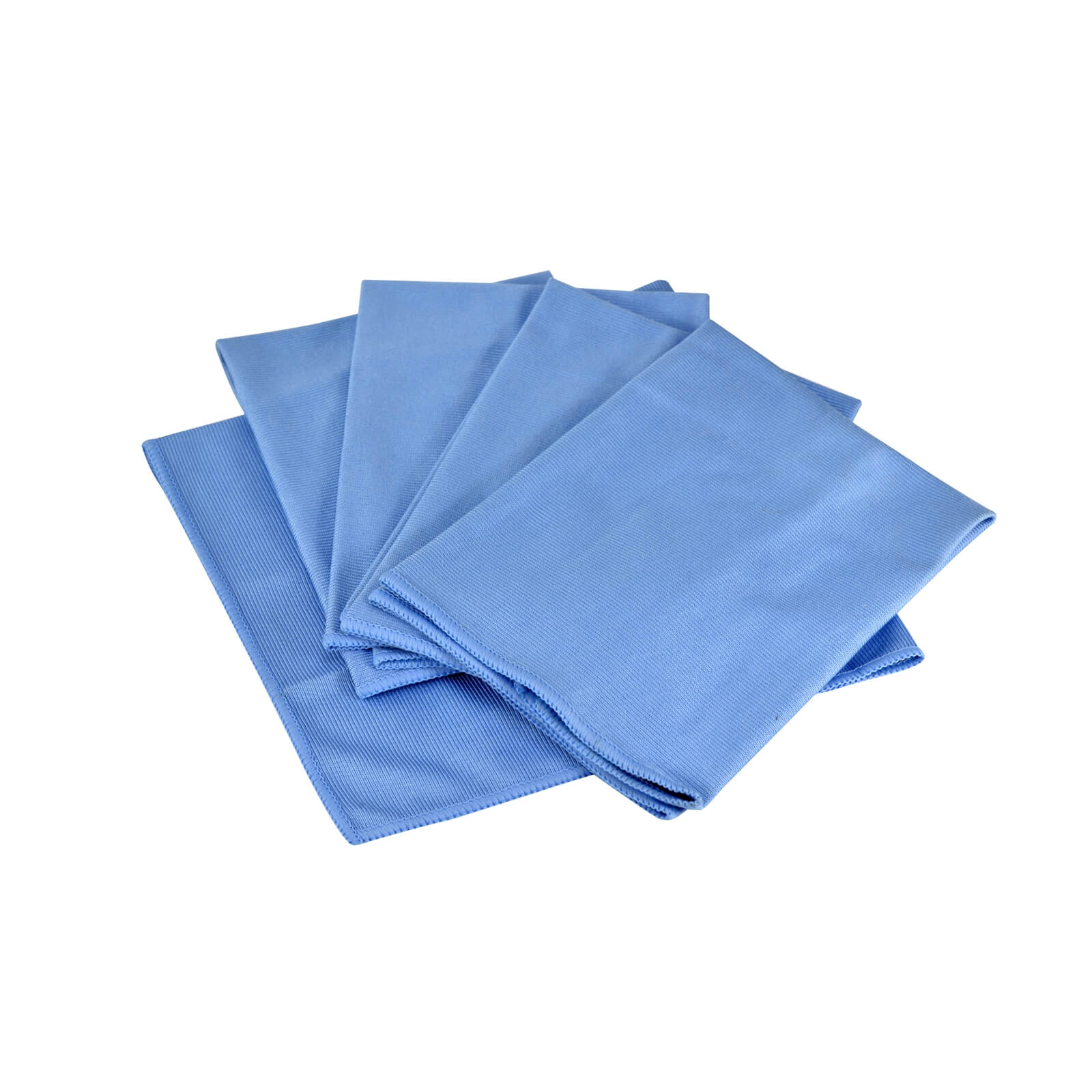 5 pack of glass cleaning cloths Homebase