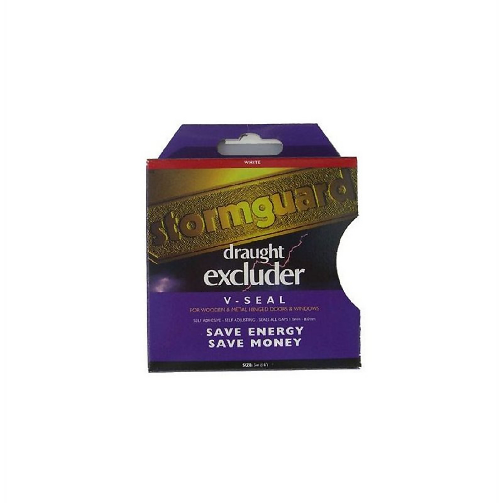 Stormguard V Profile SelfAdhesive Draught Excluder Tape White Homebase
