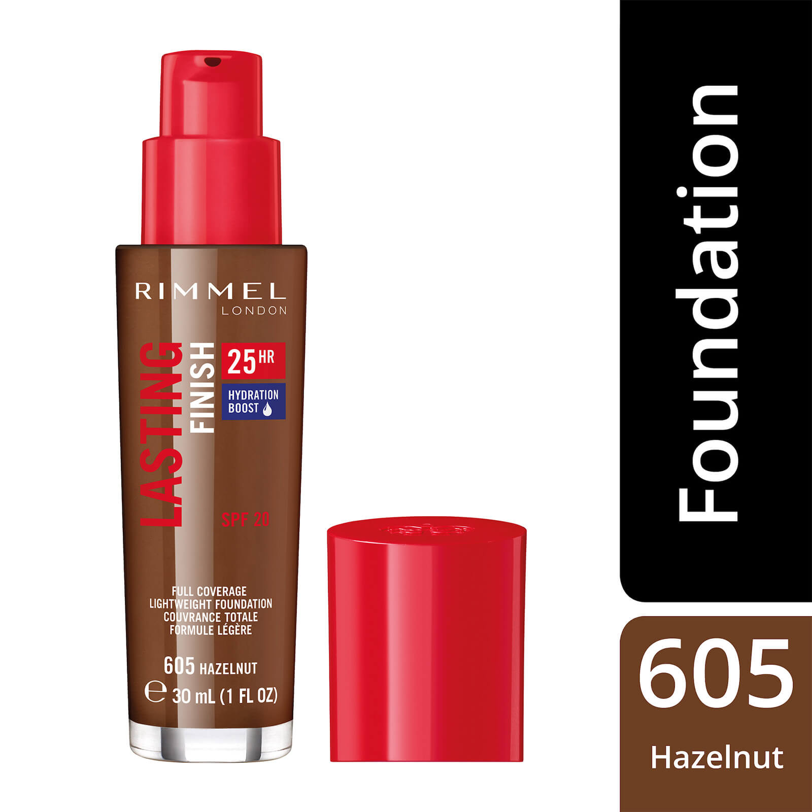 Thumbnail - Rimmel London Lasting Finish 25H With Comfort Serum Foundation - Hazelnut