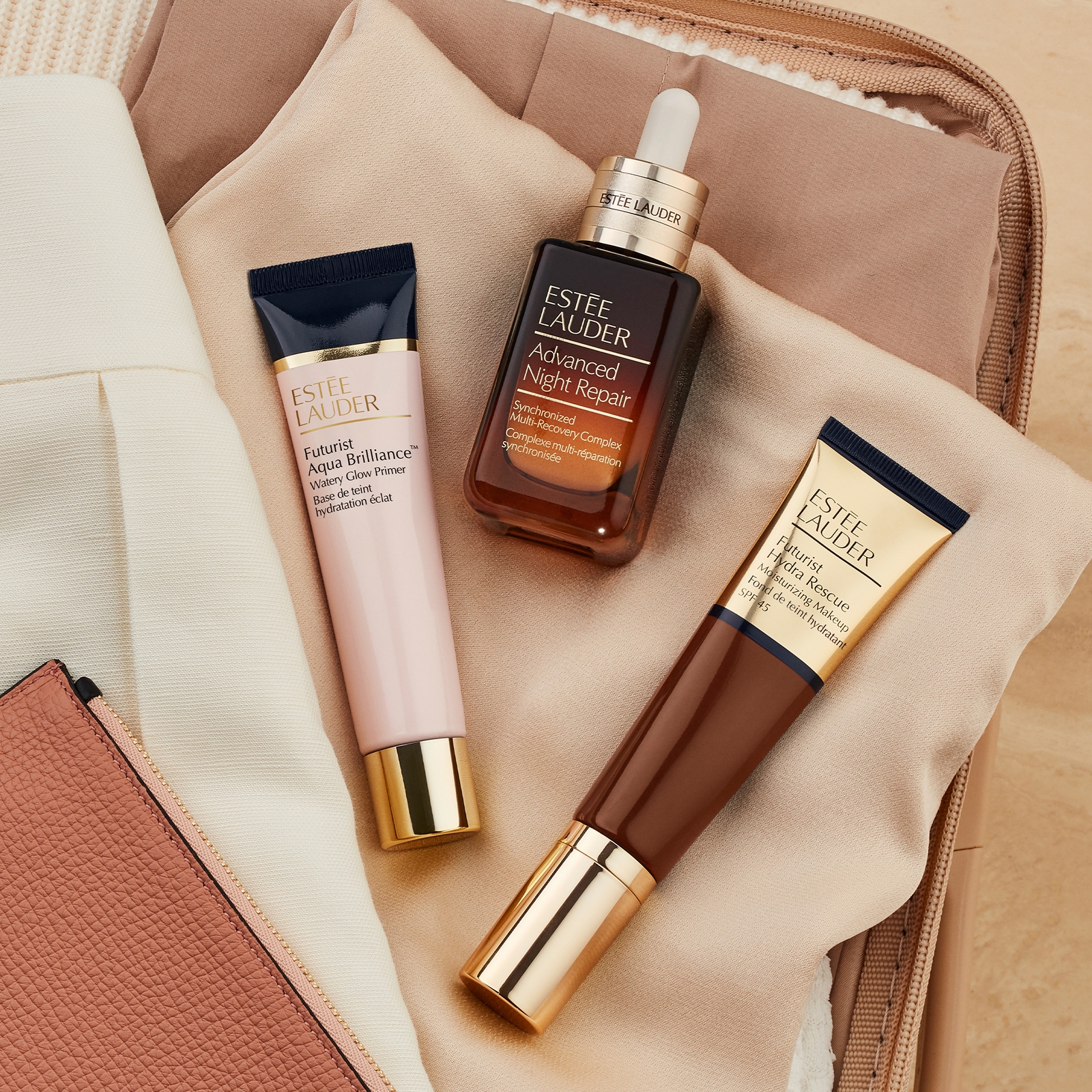 Thumbnail - Estée Lauder Futurist Hydra Rescue Moisturizing Makeup SPF45 35ml (Various Shades) - 6N1 Mocha