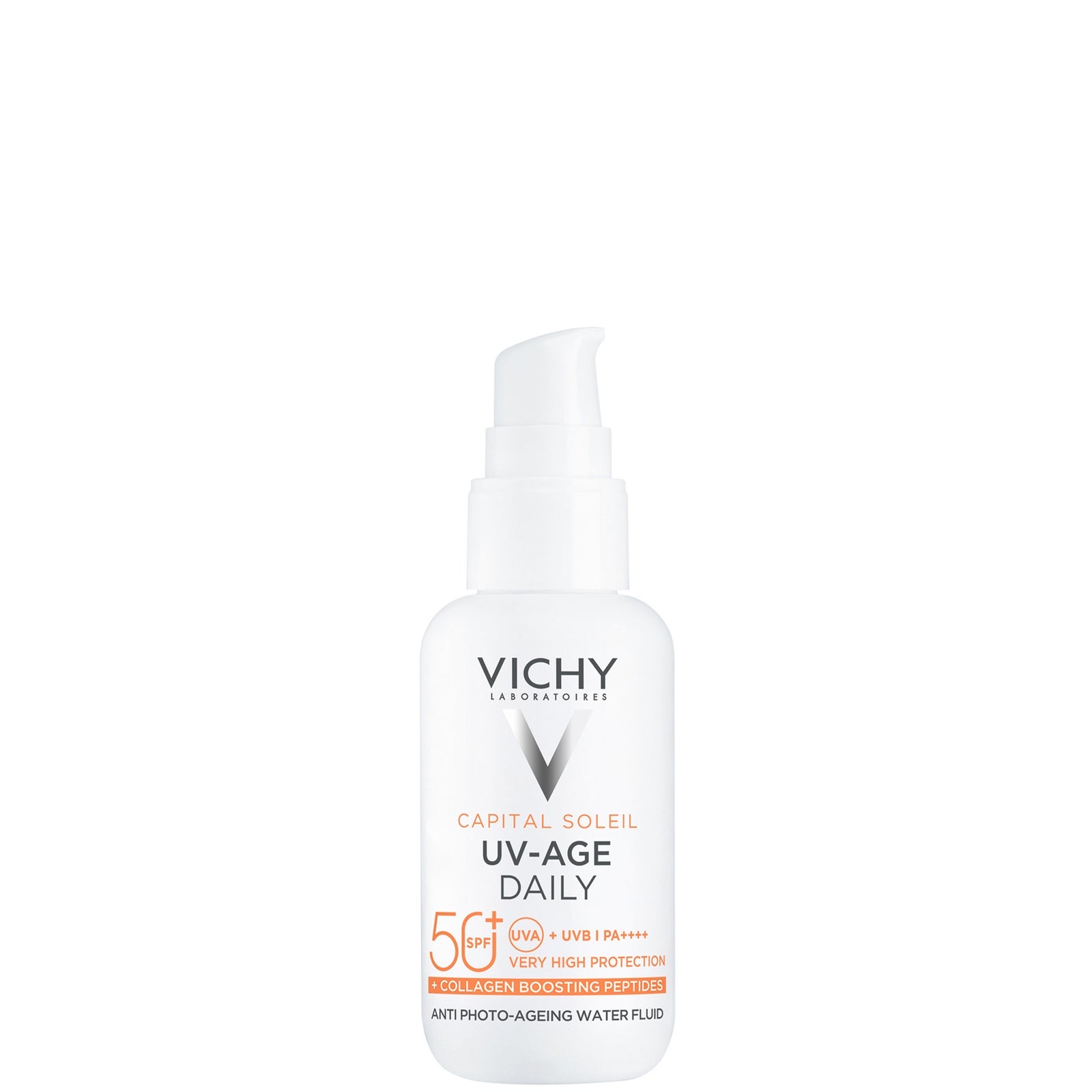 VICHY Capital Soleil UV Age Dagelijkse SPF 50+ Onzichtbare Zonnecrème met Niacinamide 40 ml