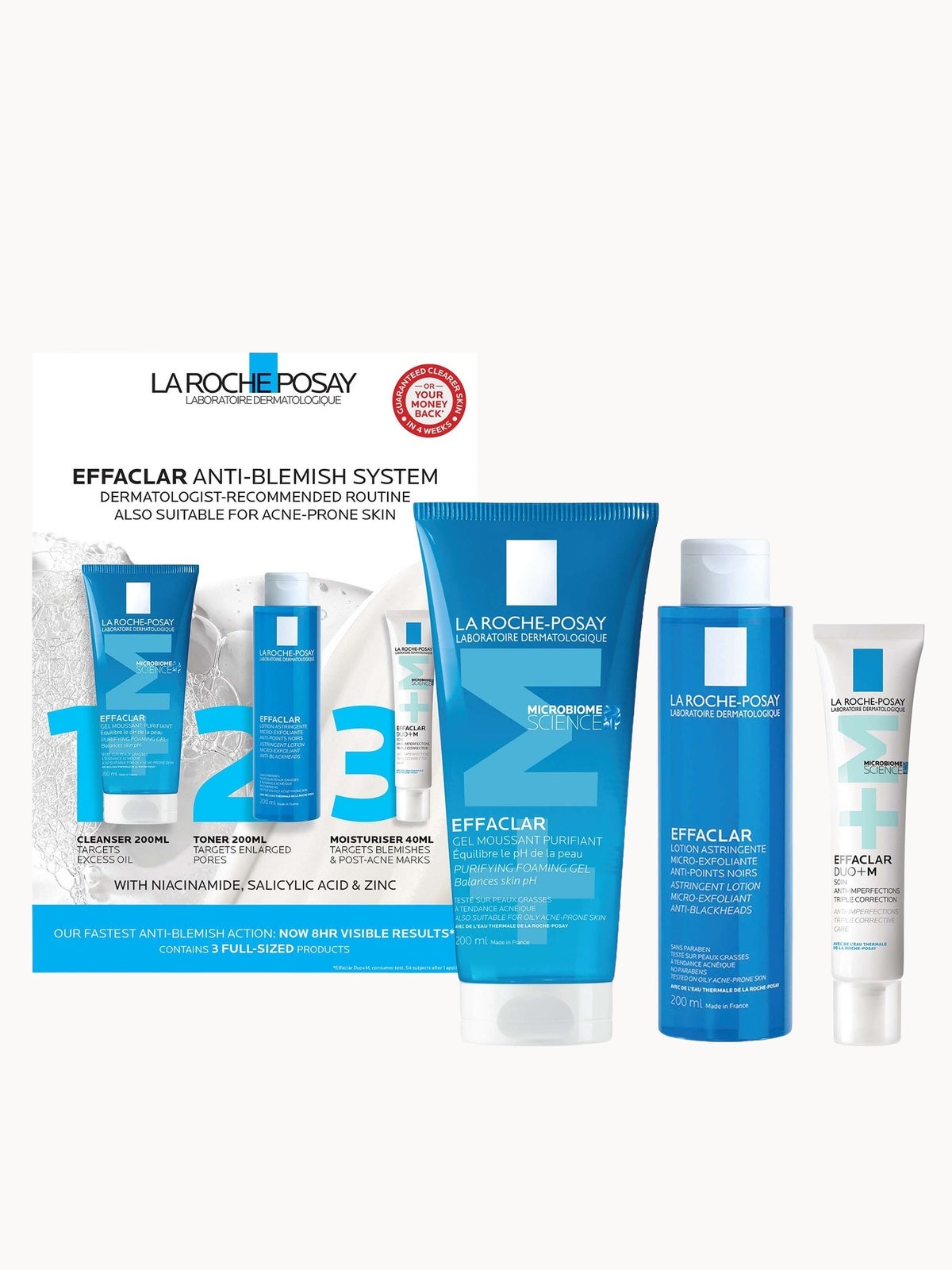 La Roche-Posay Effaclar 3-Step Anti Blemish System 440ml 2