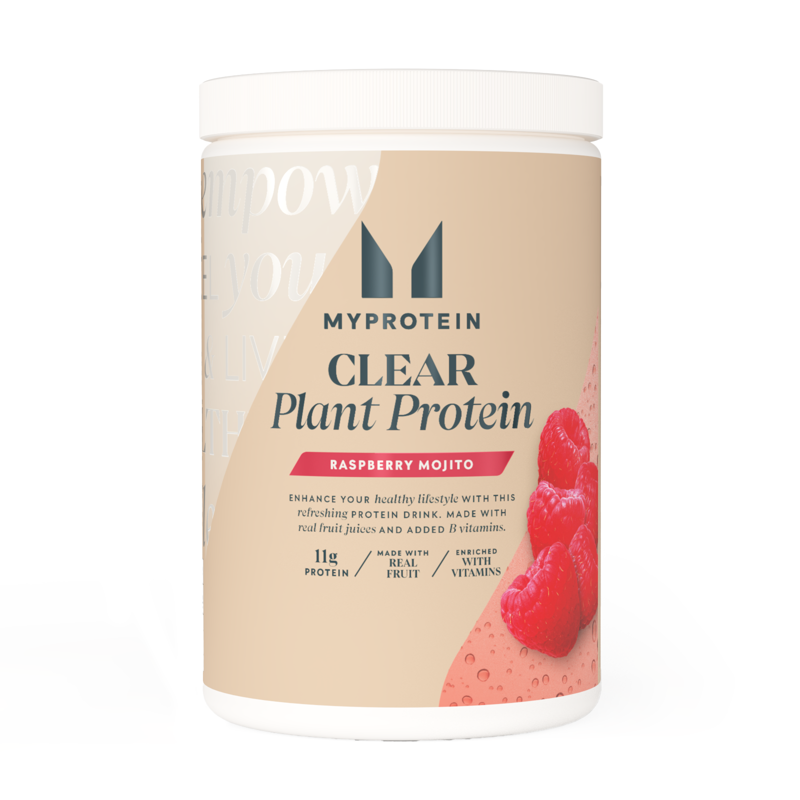 Myvegan Clear Vegan Protein - Raspberry Mojito - 40 Servings