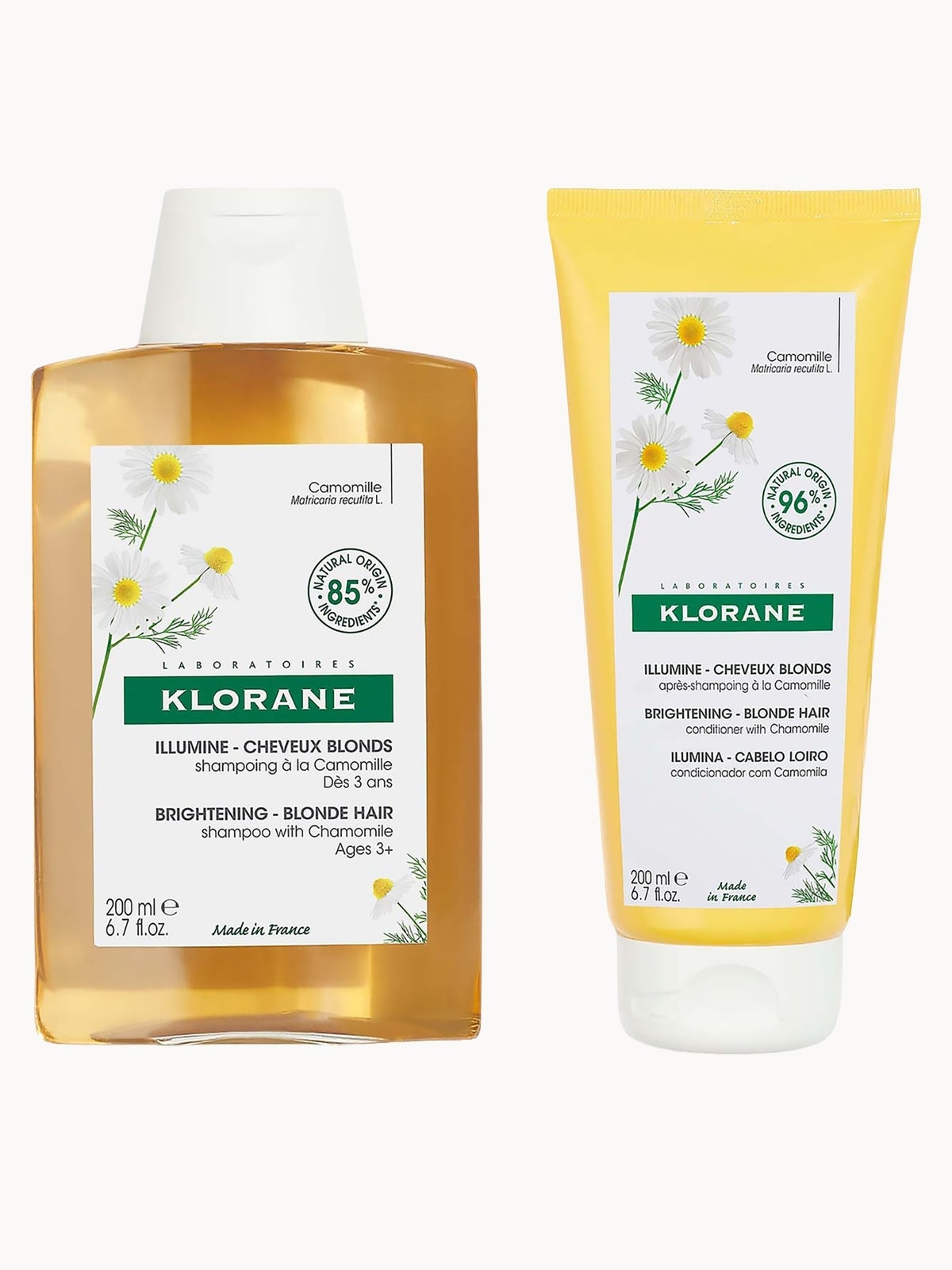 Photos - Hair Product Klorane Brightening Chamomile Duo for Blonde Hair KCB1 
