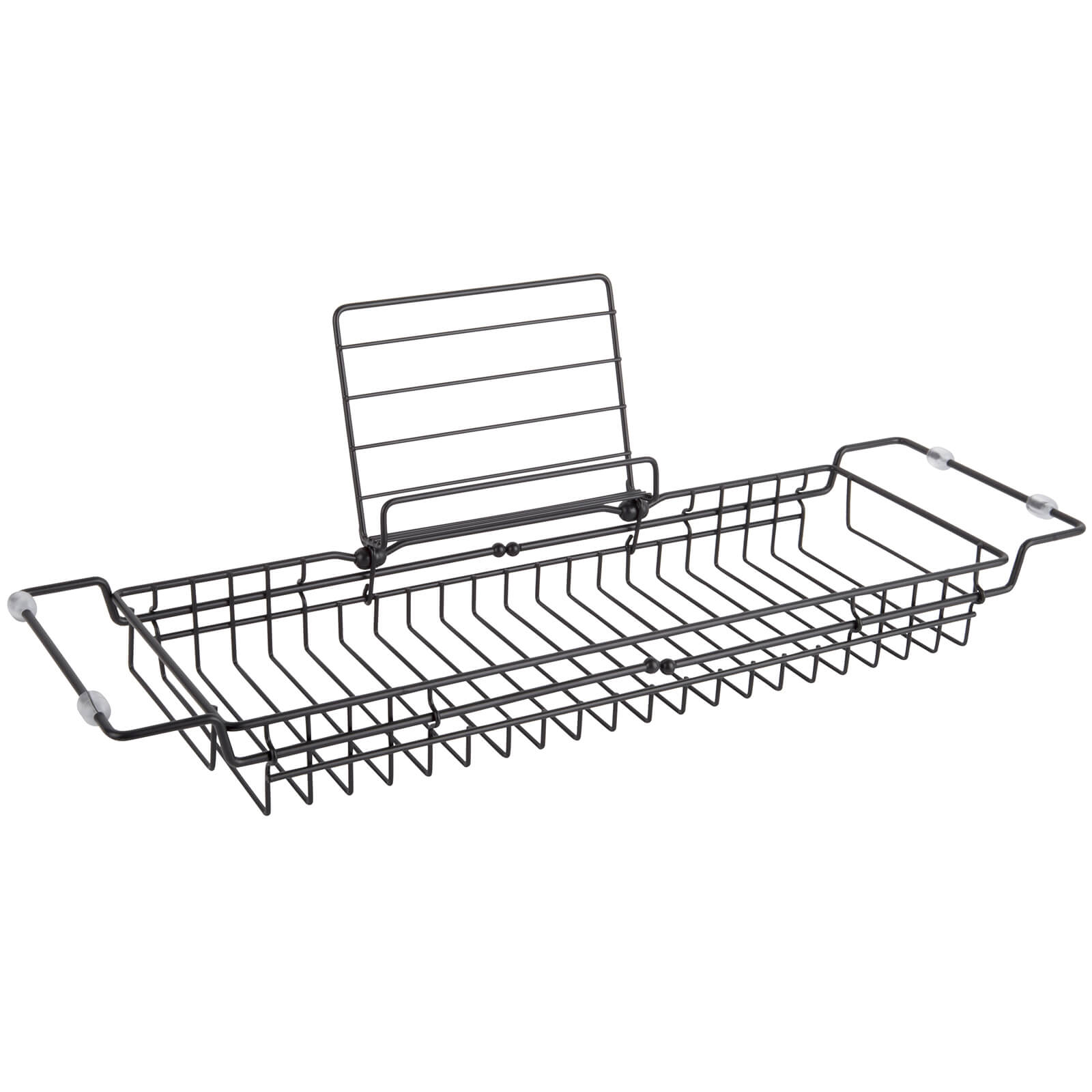 Iron Black Bath Tub Caddy