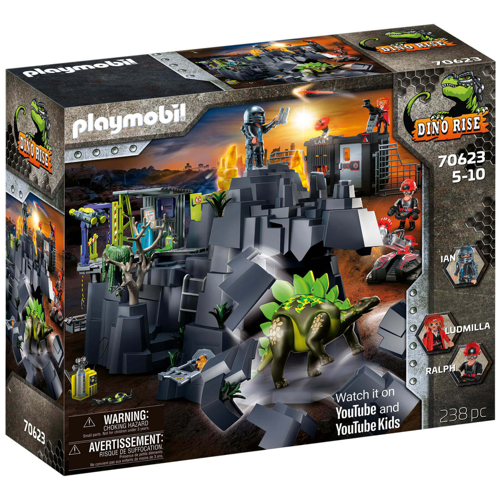 Playmobil Crystal Mine with Dino (70623)