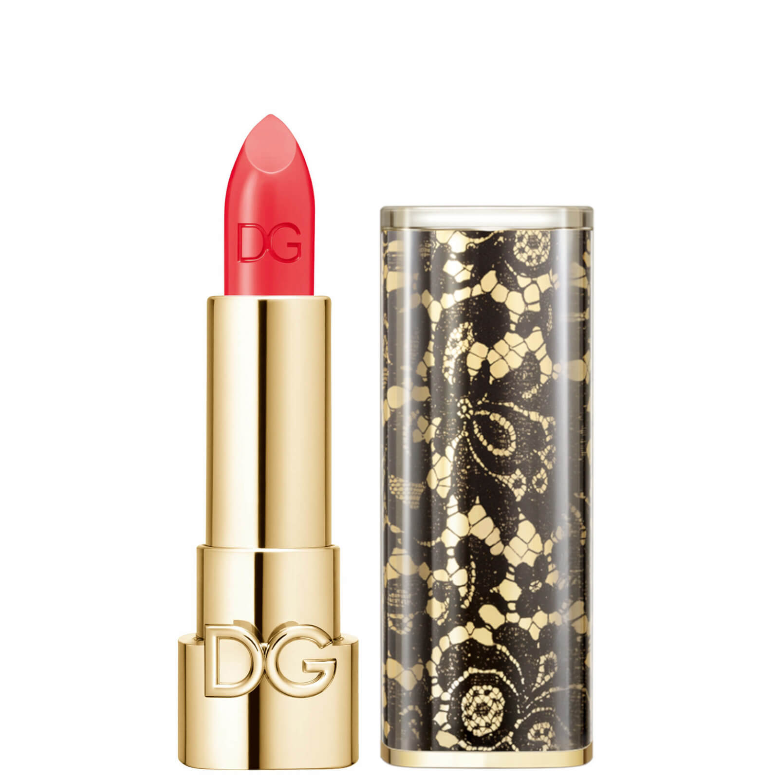 Dolce&Gabbana The Only One Lipstick + Cap (Lace) (Various Shades) - 420 Coral Sunset