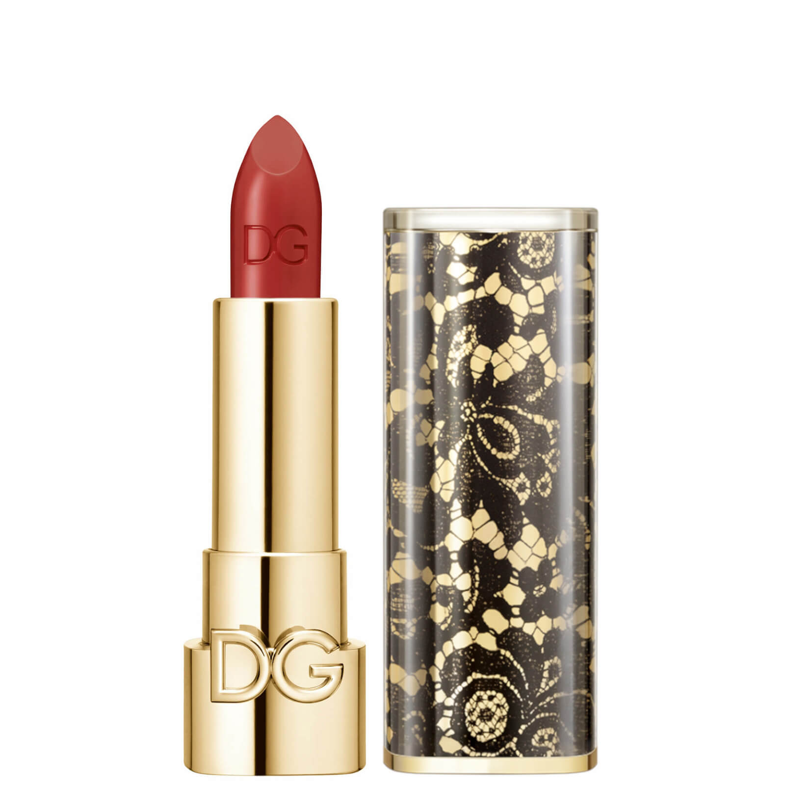 Dolce&Gabbana The Only One Lipstick + Cap (Lace) (Various Shades) - 670 Spicy Touch