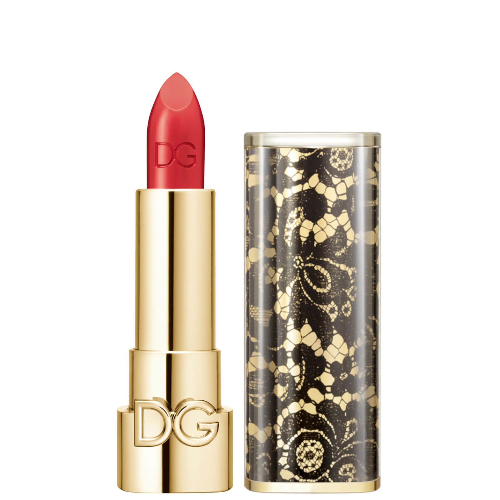 Dolce&Gabbana The Only One Lipstick + Cap (Lace) (Various Shades) - 610 Passionate Red
