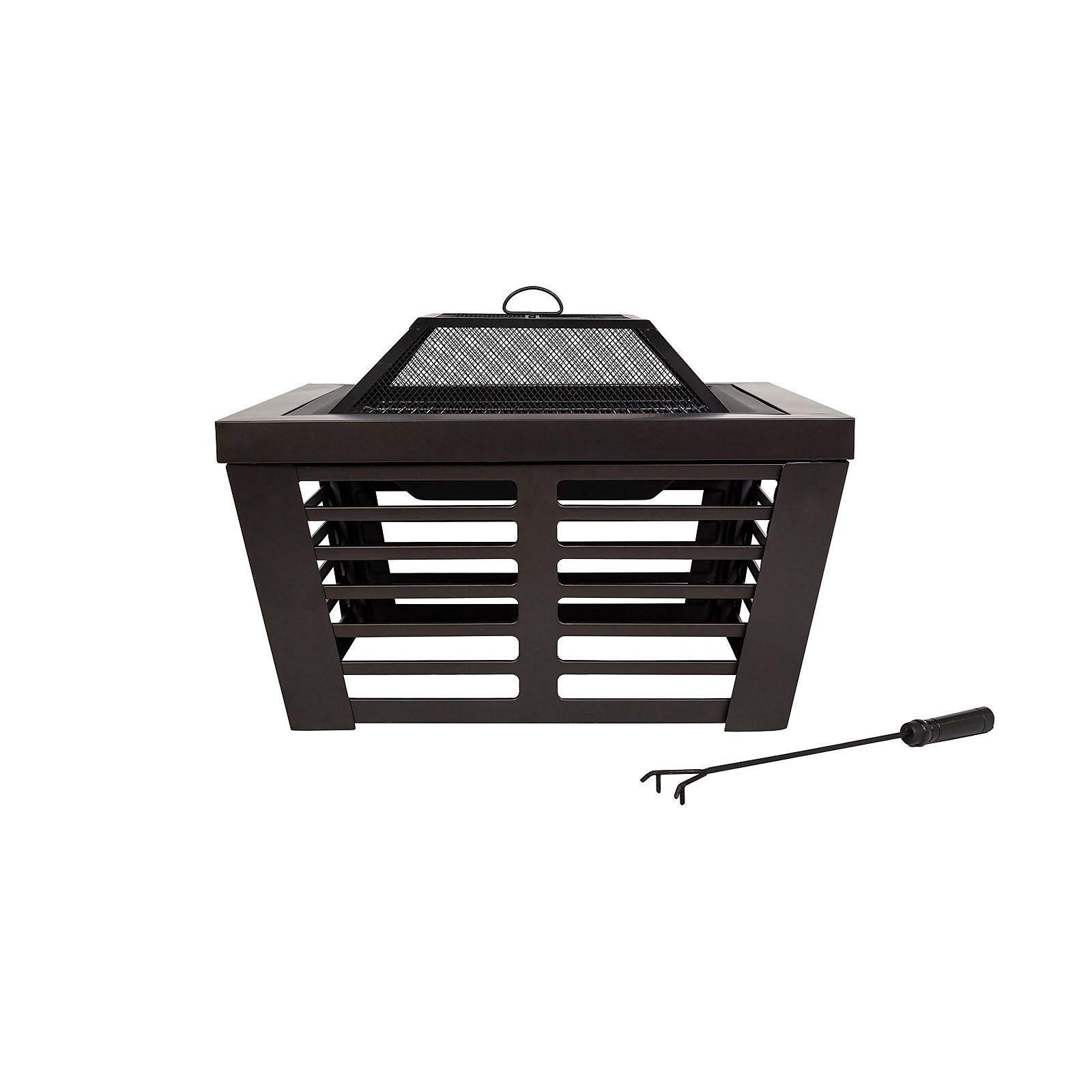 La Hacienda Square Fire Pit at B&Q, Wickes, Homebase, Argos, Tesco