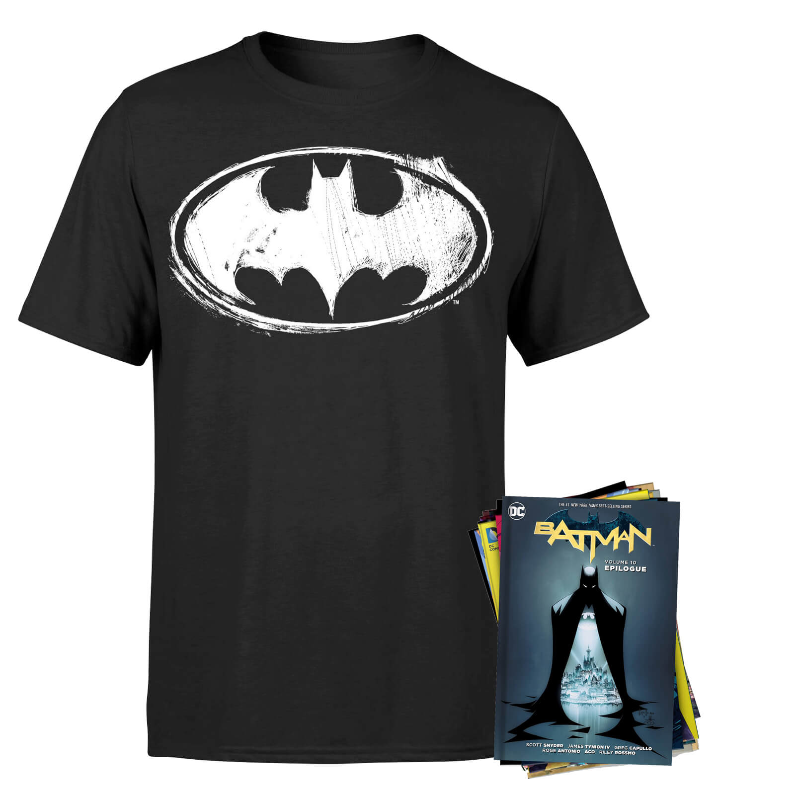 DC Novels and T-Shirt Bundle - Men's - XS - Schwarz