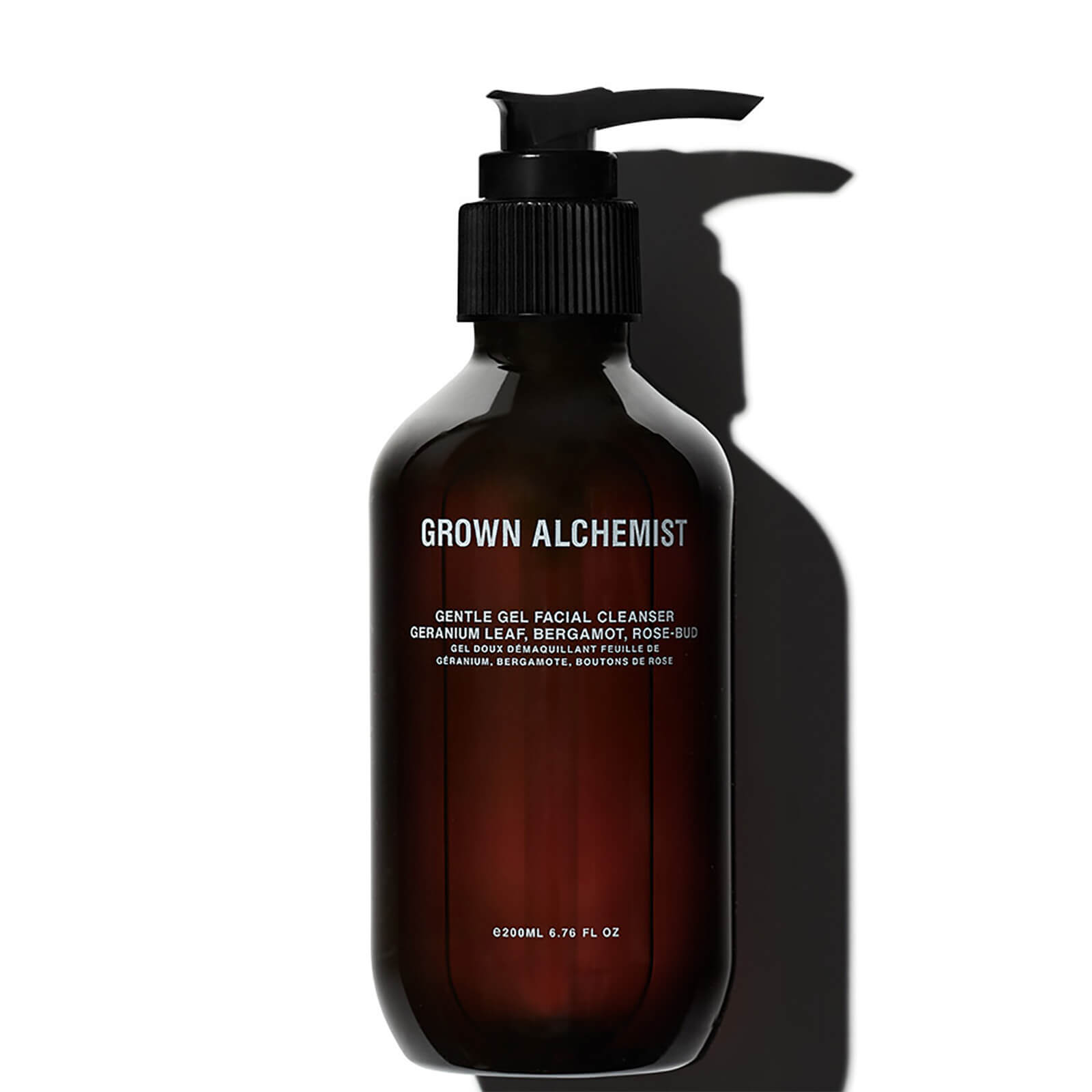 Grown Alchemist Gentle Gel Facial Cleanser - Geranium Leaf Bergamot Rose-Bud 200ml