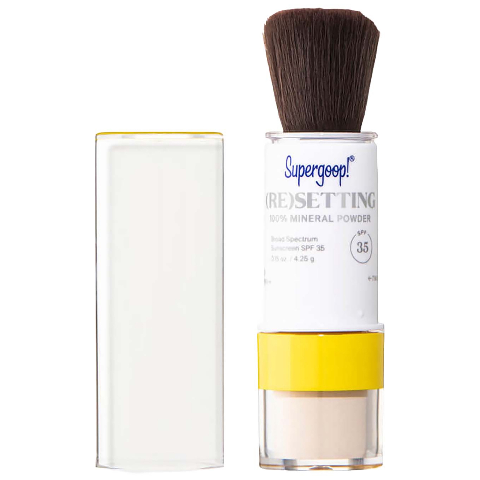 Supergoop! Resetting 100 Mineral Powder SPF 35 - Translucent, 0.15 oz | Dermstore