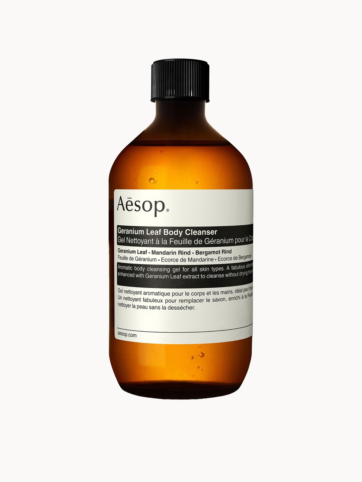 Aesop Geranium Leaf Body Cleanser 500ml with Screw Cap