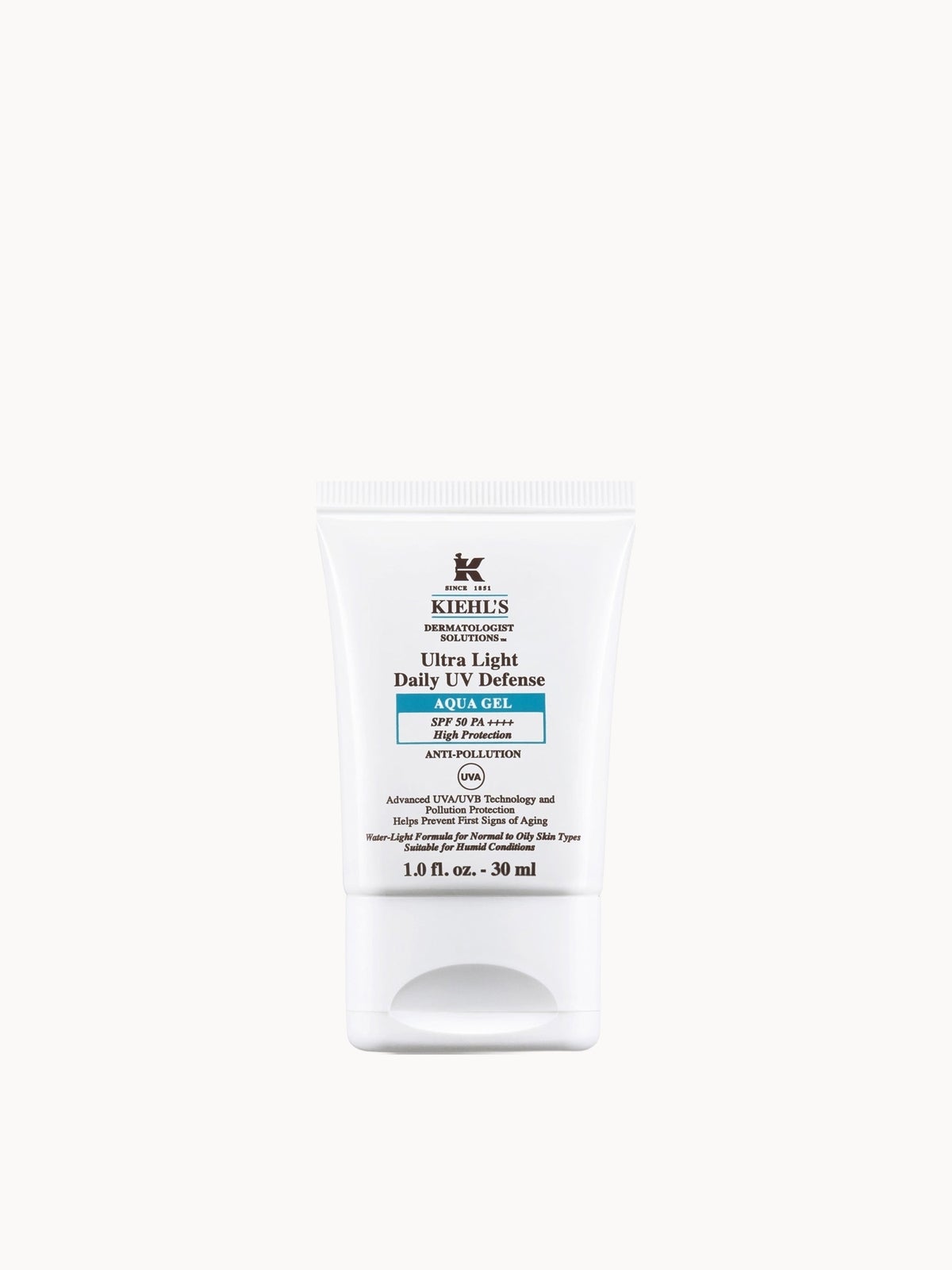 Kiehl's Ultra Light Daily UV Defense Aqua Gel SPF 50 PA++++ (Various Sizes) - 30ml