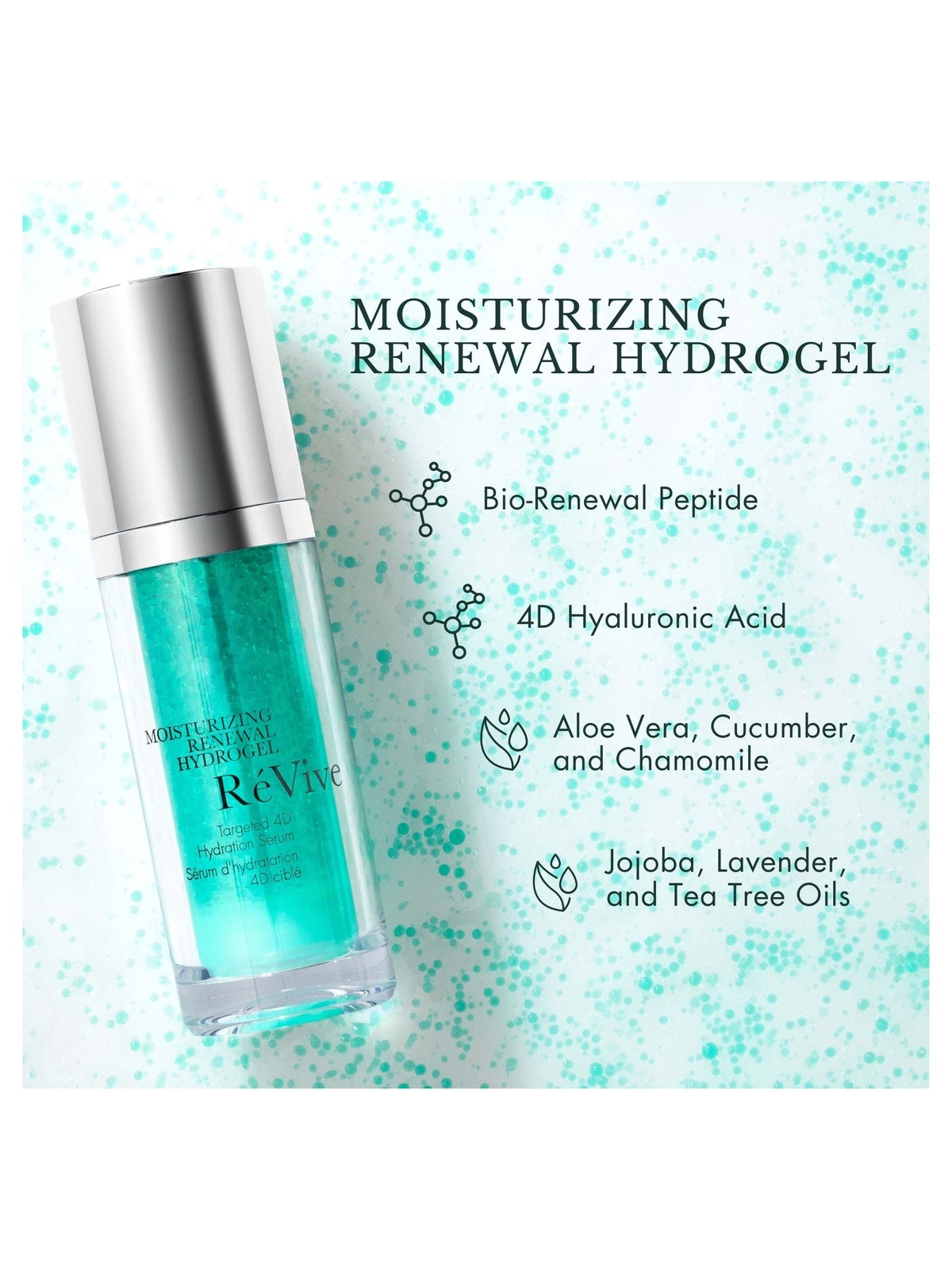 RéVive Moisturising Renewal Hydrogel Targeted 4D Hydration Serum 30ml 2