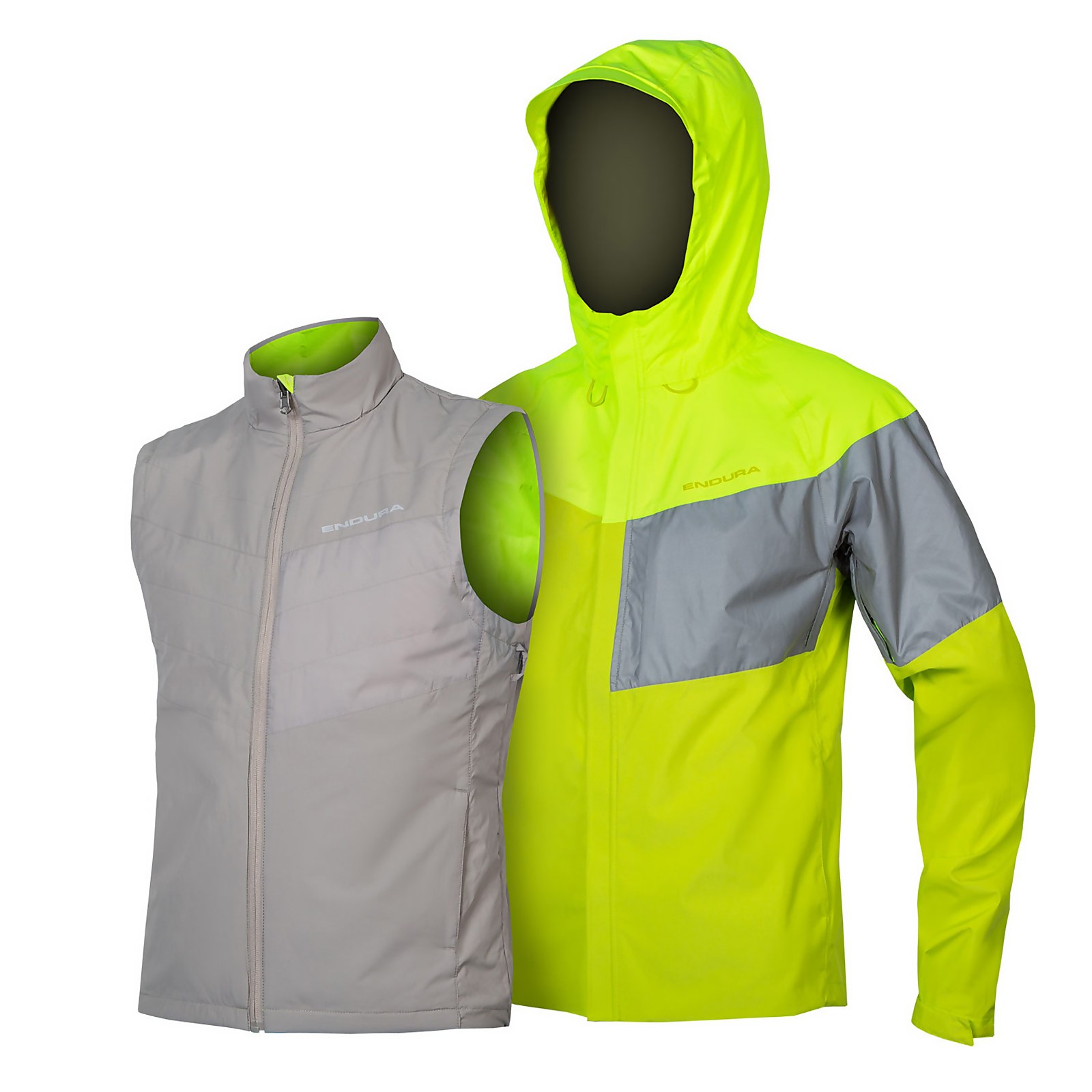 Endura Men's Urban Luminite PrimaLoft® 3-in-1 Jacket - Bright Yellow | Extra 10% off first order.