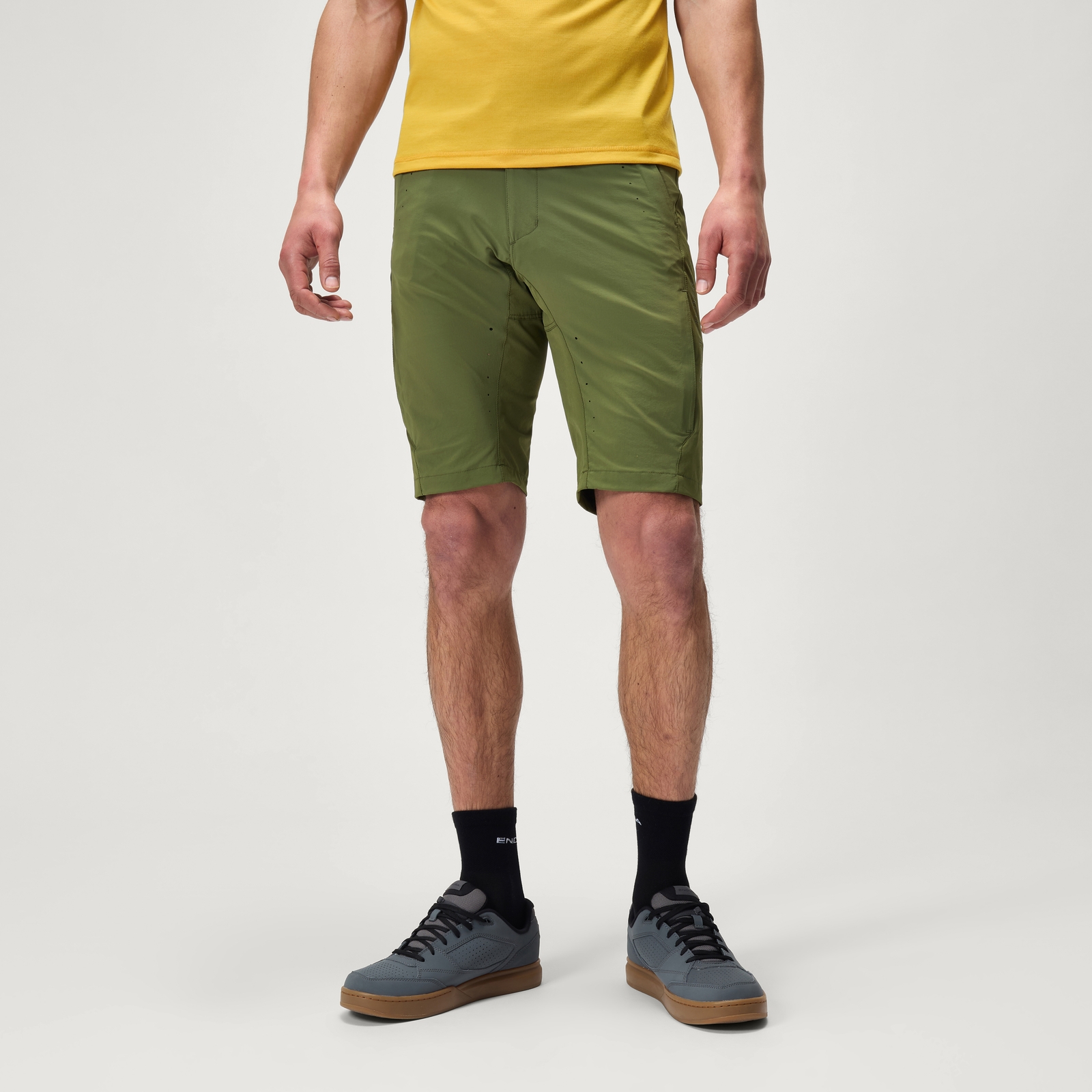 Endura Men's GV500 Foyle Baggy Shorts - Olive Green | Extra 10% off first order.