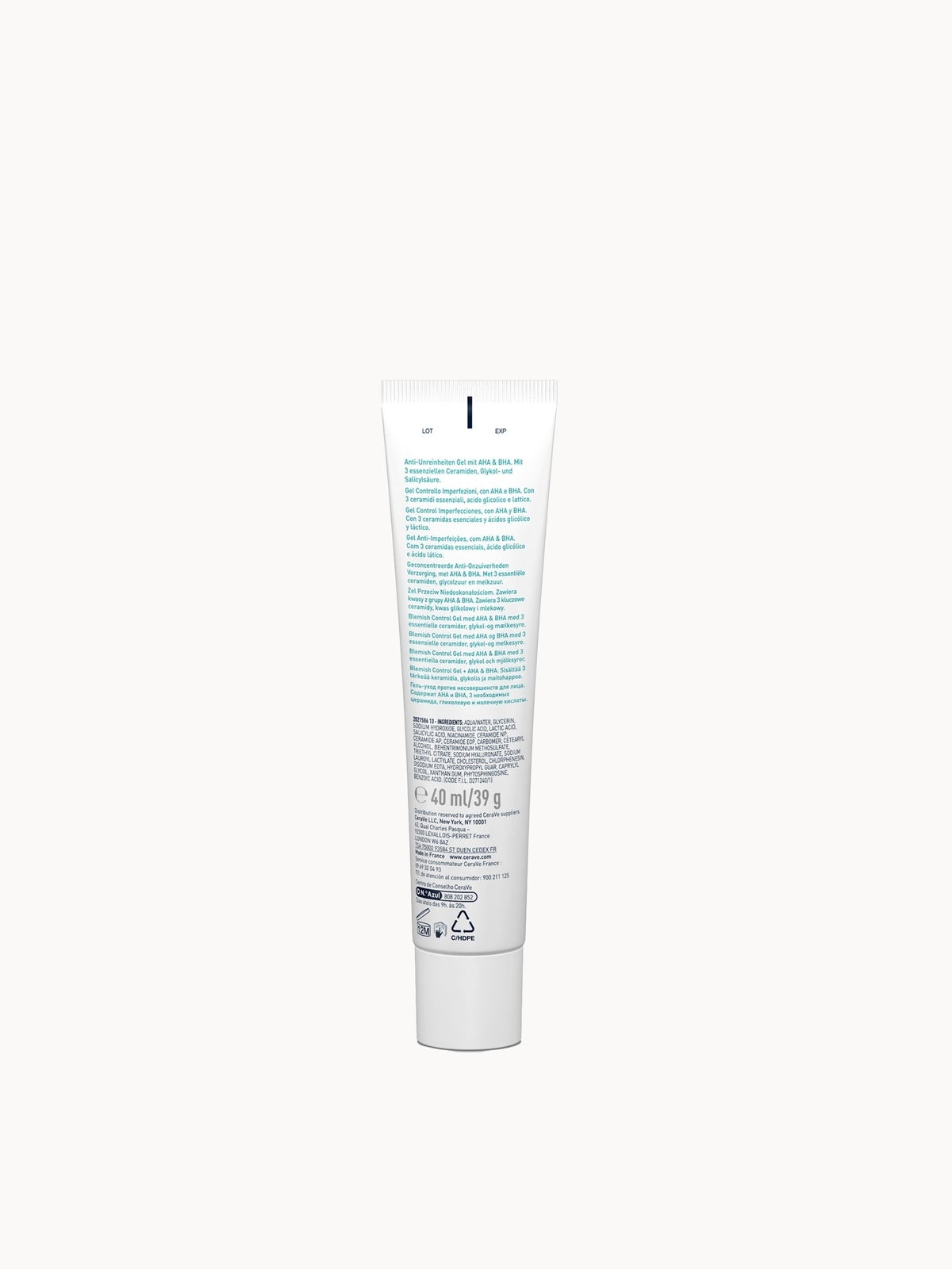 CeraVe Blemish Control Gel Moisturiser with 2% Salicylic Acid & Niacinamide for Blemish-Prone Skin 40ml 2