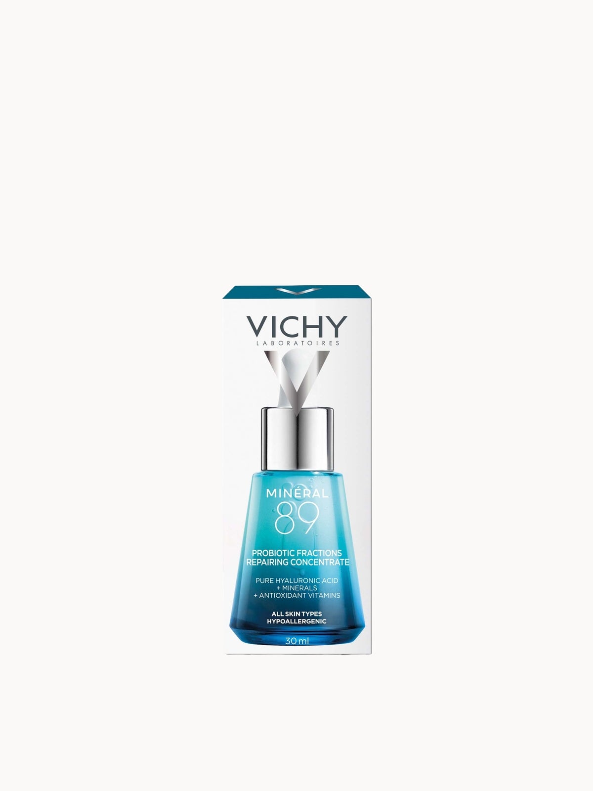 VICHY Minéral 89 Probiotic Fractions Recovery Serum for Stressed Skin with 4% Niacinamide 30ml 2