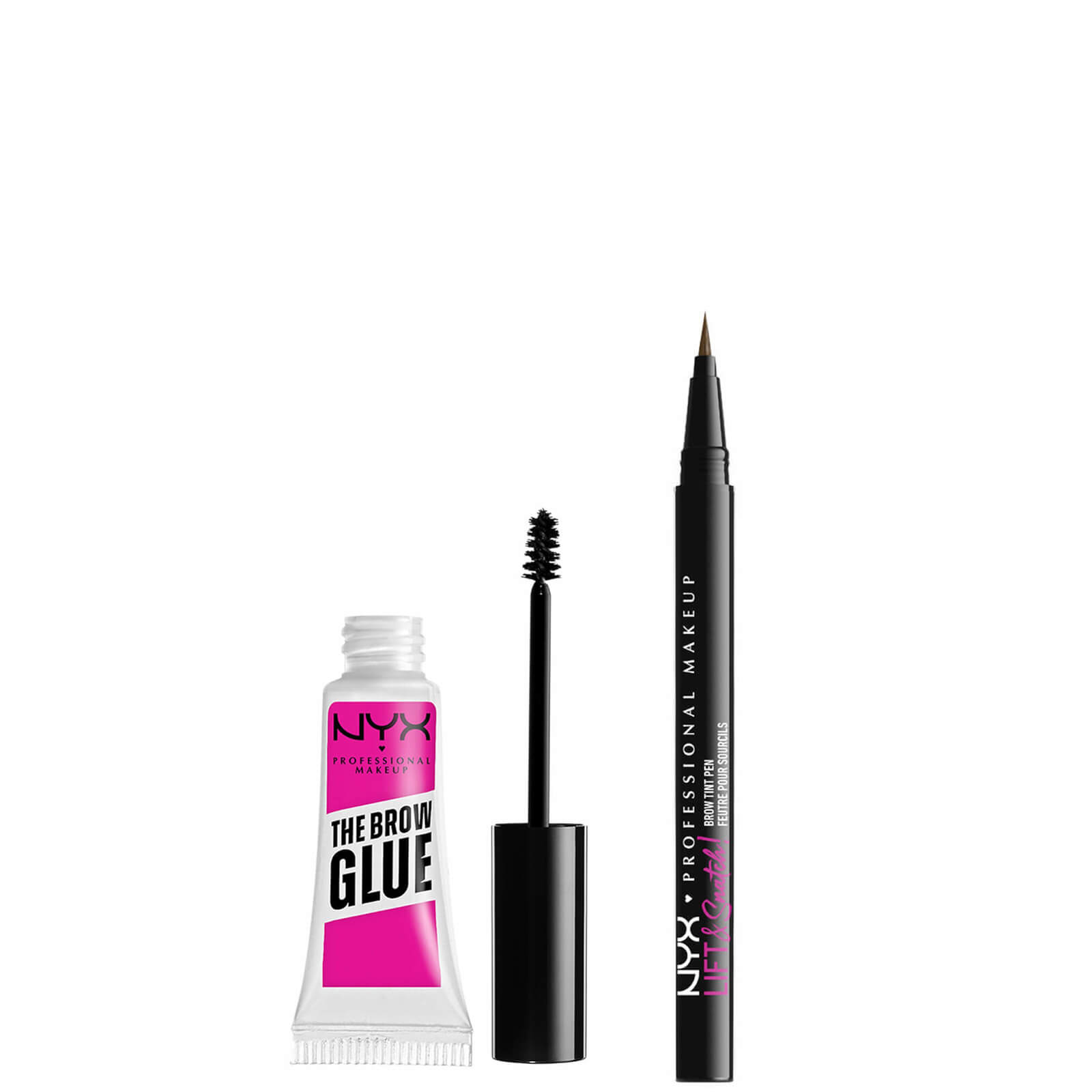 NYX Professional Makeup Style it, Fill it Laminate it! Laminated Brow Look Duo - Caramel