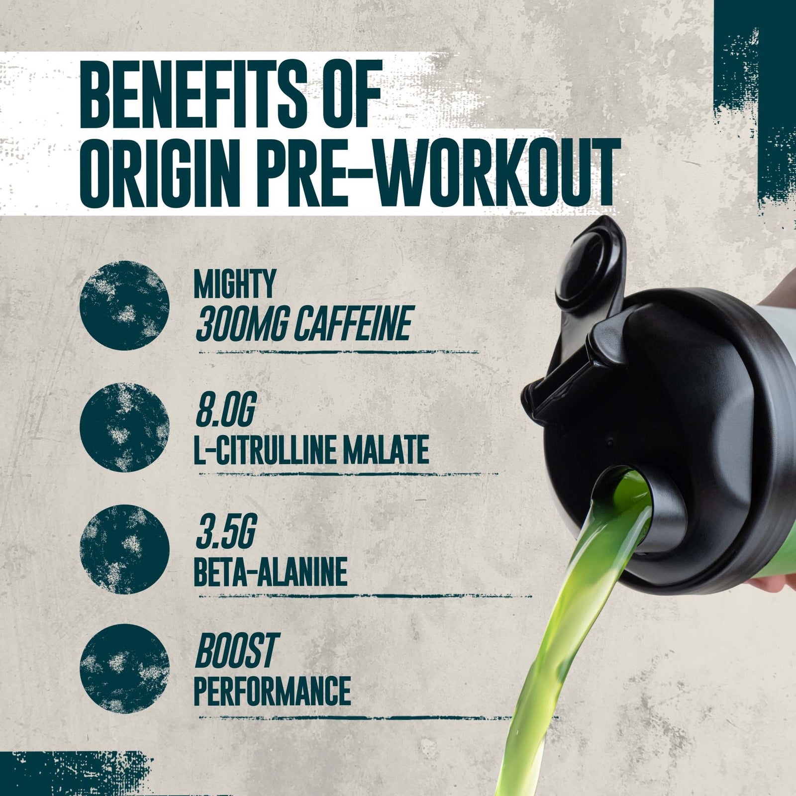 Myprotein Origin Pre-Workout - 600G - 30servings - Sour Apples