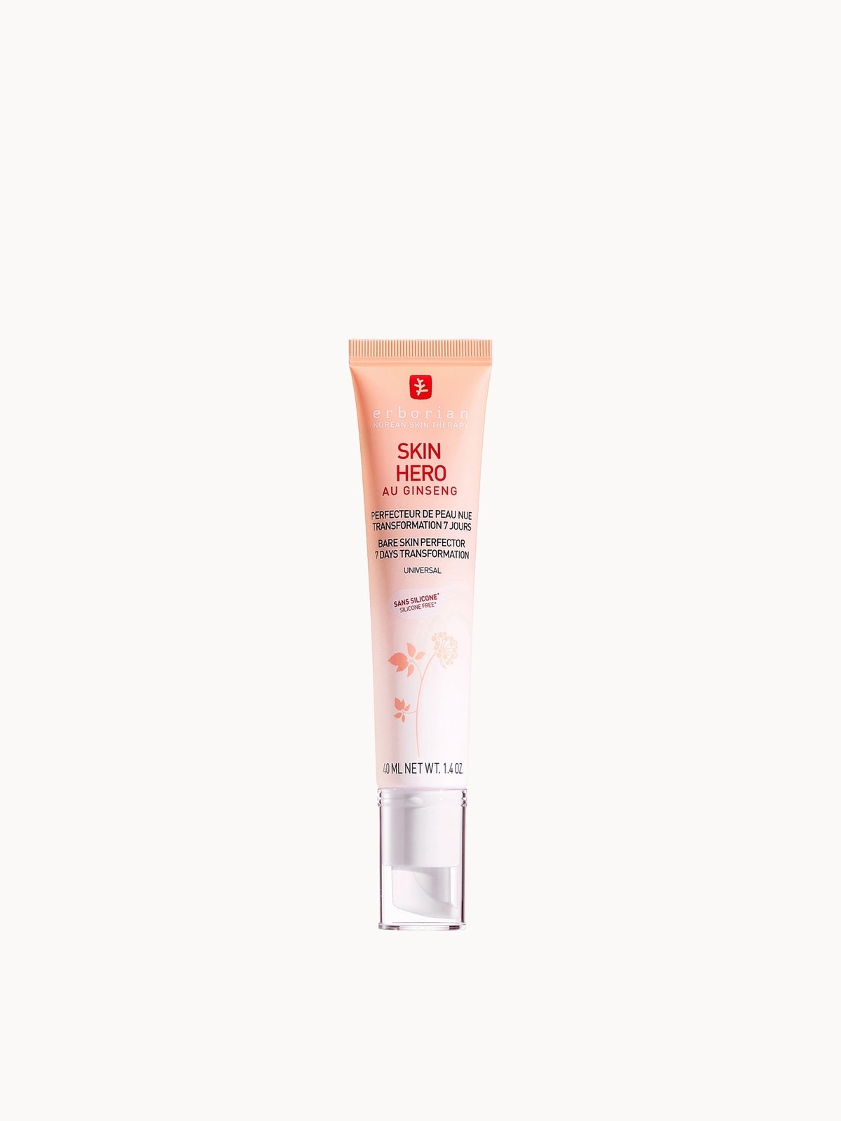 Erborian Skin Hero - Non-Tinted Bare Skin Perfector - 7 Day Skin Transformation 40ml