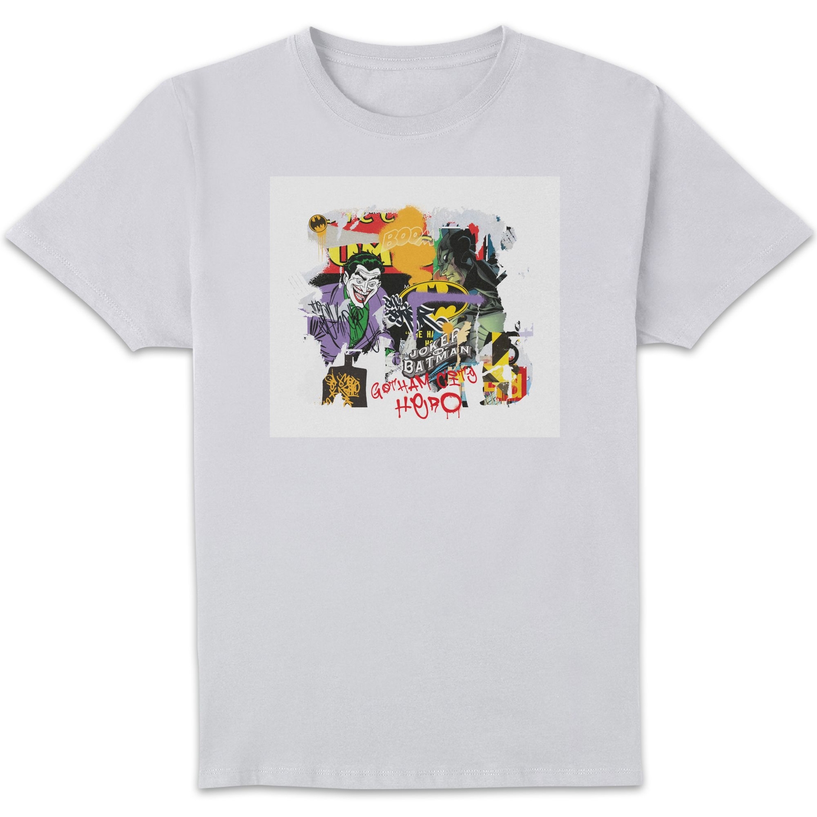 DC Batman Collage Men's T-Shirt - White - XXL