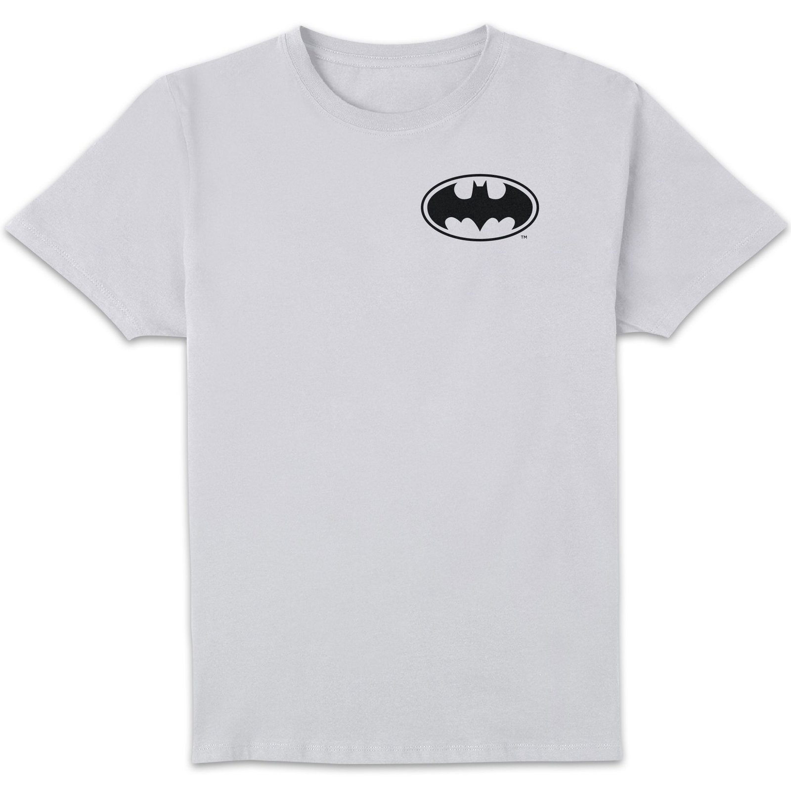 DC Batman Pocket Logo Men's T-Shirt - White - S