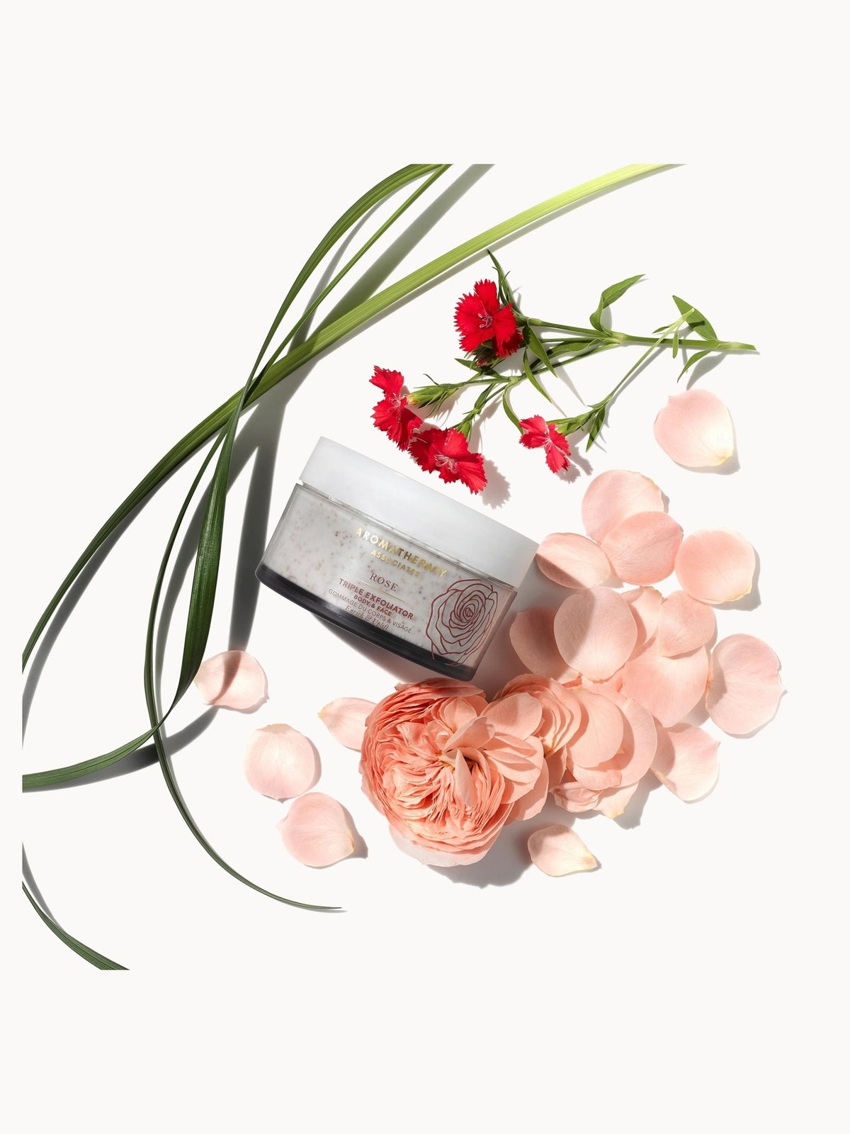 Aromatherapy Associates Rose Triple Exfoliator 50ml 3
