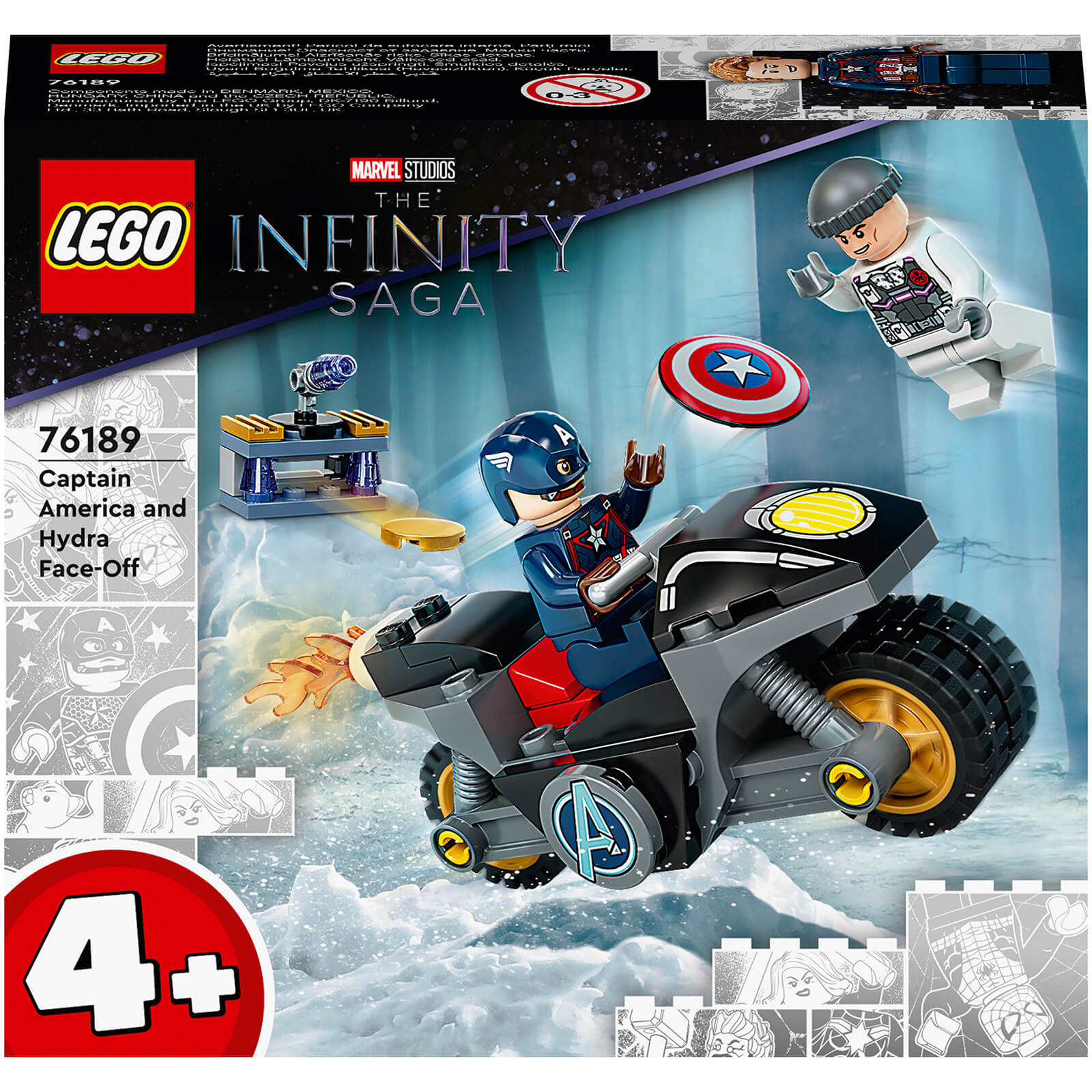 LEGO Marvel L’affrontement entre Captain America et Hydra (76189)