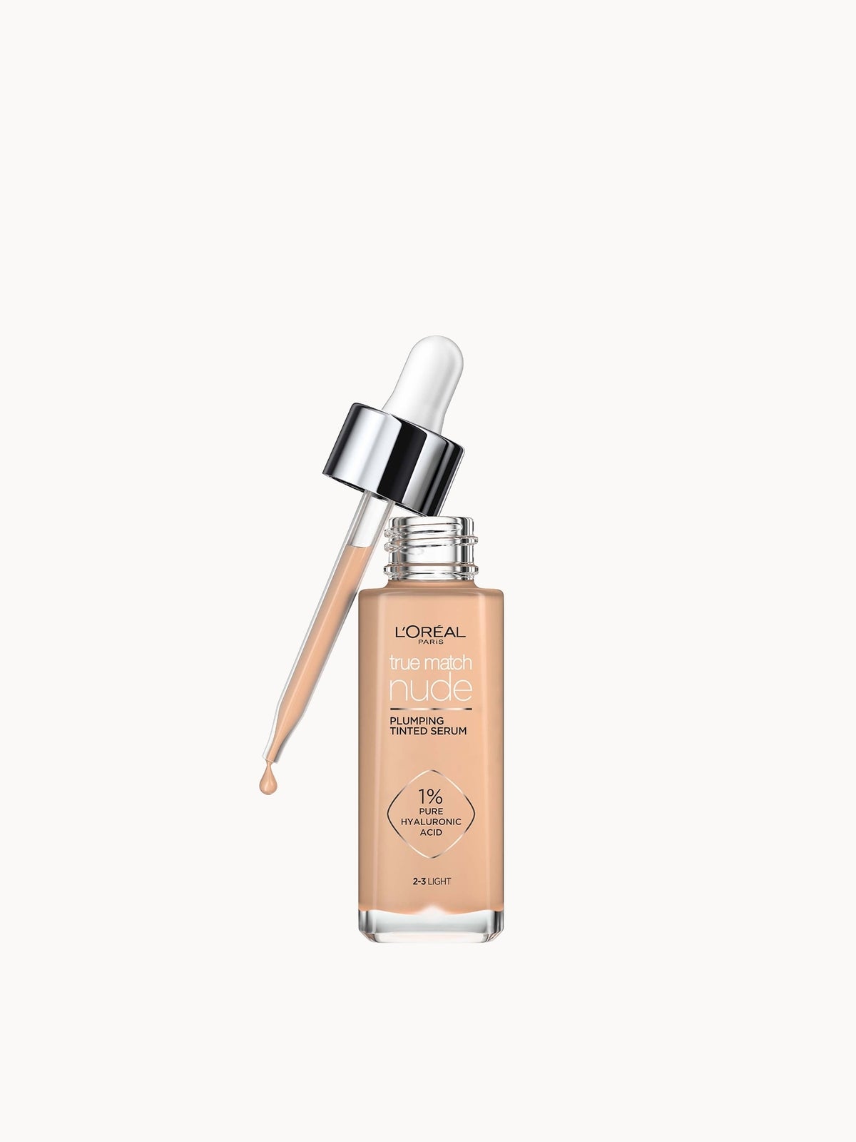 L'Oréal Paris True Match Nude Plumping Tinted Serum (Various Shades) - 2-3  Light