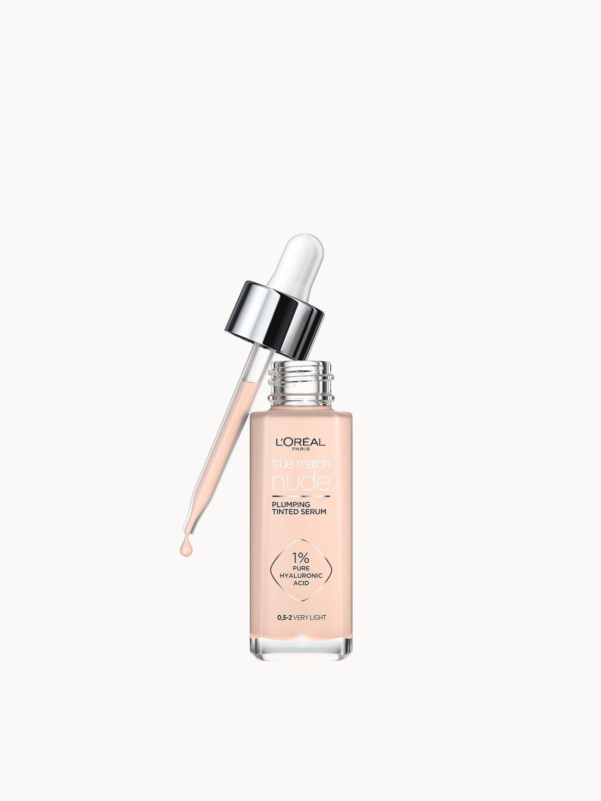 L'Oréal Paris True Match Nude Plumping Tinted Serum (Various Shades) - 0.5-2 Very Light