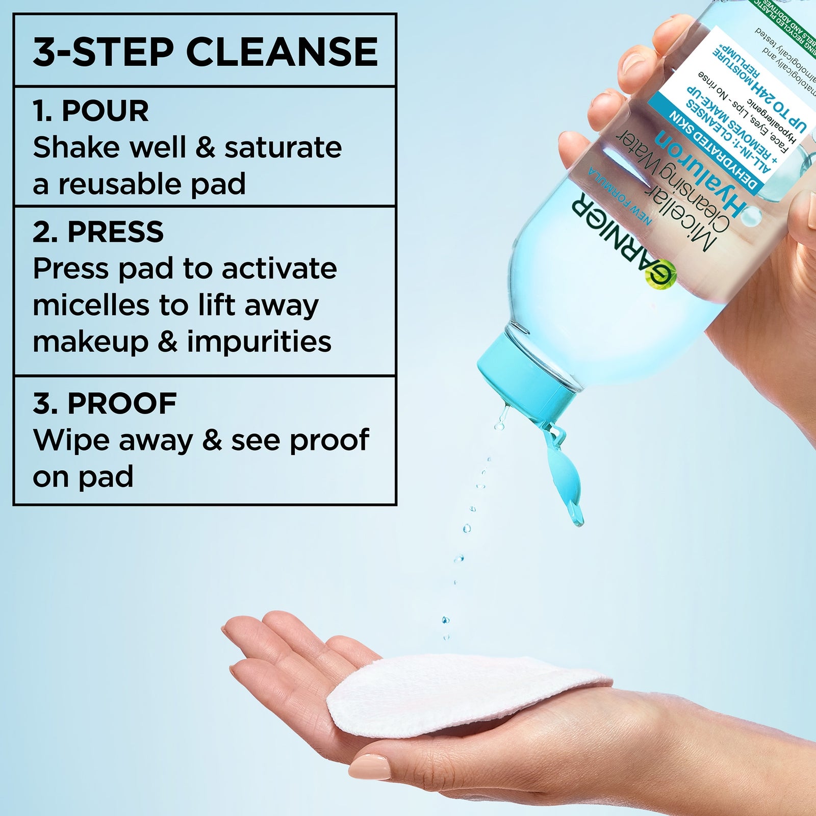 Garnier Micellar Hyaluronic Aloe Cleansing Water For Dehydrated Skin 400ml 3