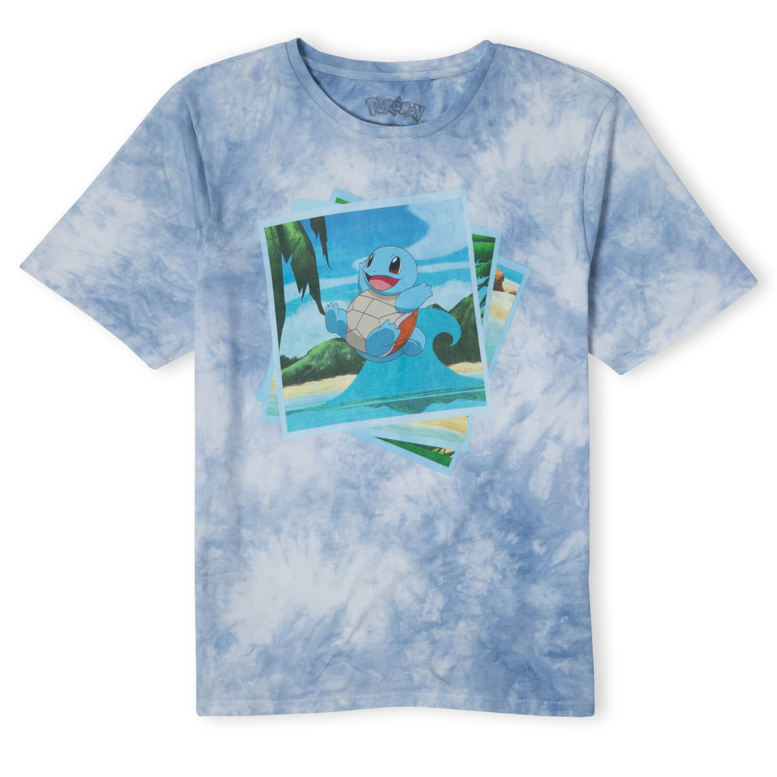 Pokémon Squirtle In The Sun, Sea, Sand Unisex T-Shirt - Blue Tie - L