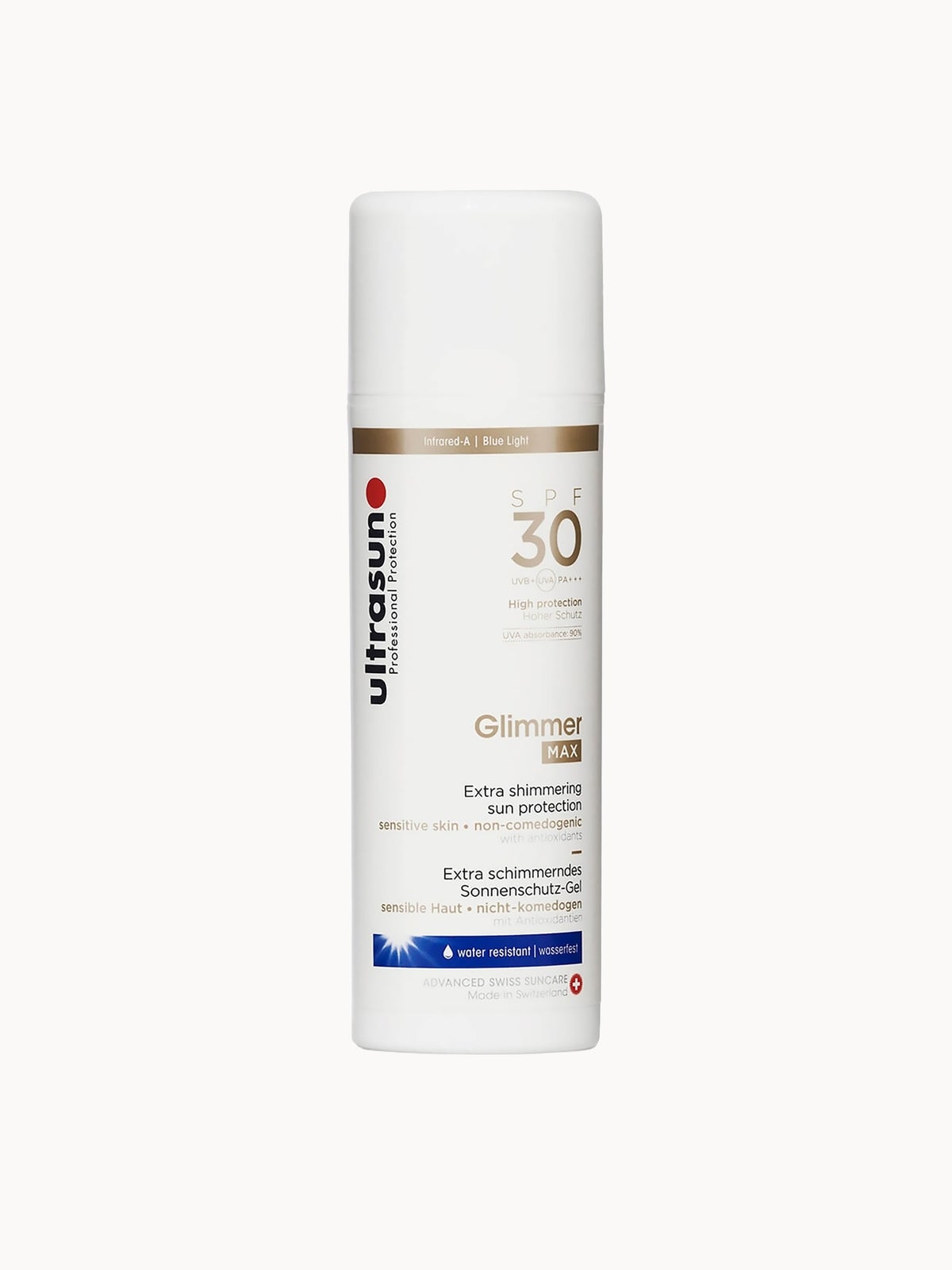 Ultrasun SPF30 Glimmer Max 150ml