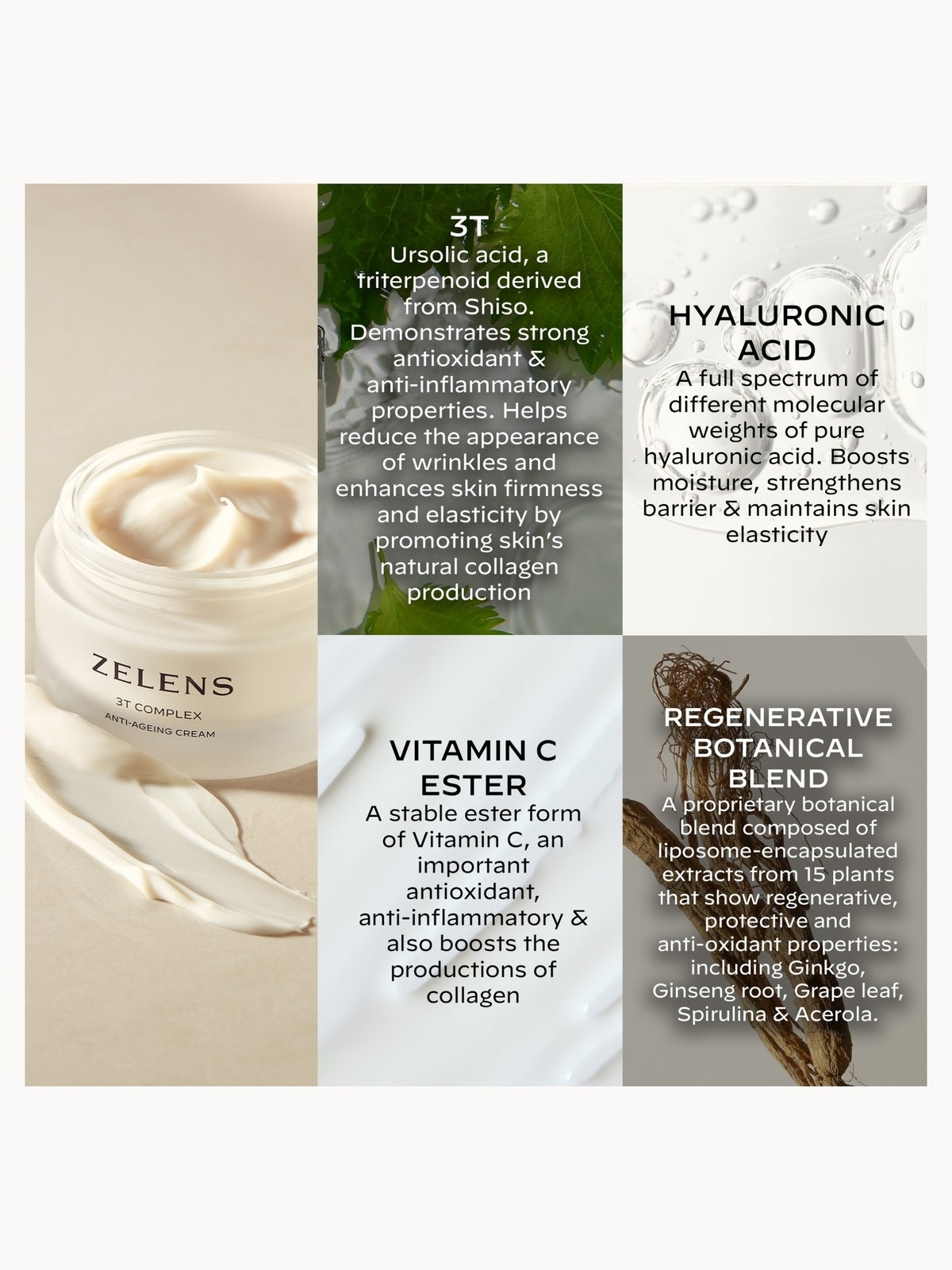 Zelens 3T Complex Anti-Ageing Cream 50ml 4
