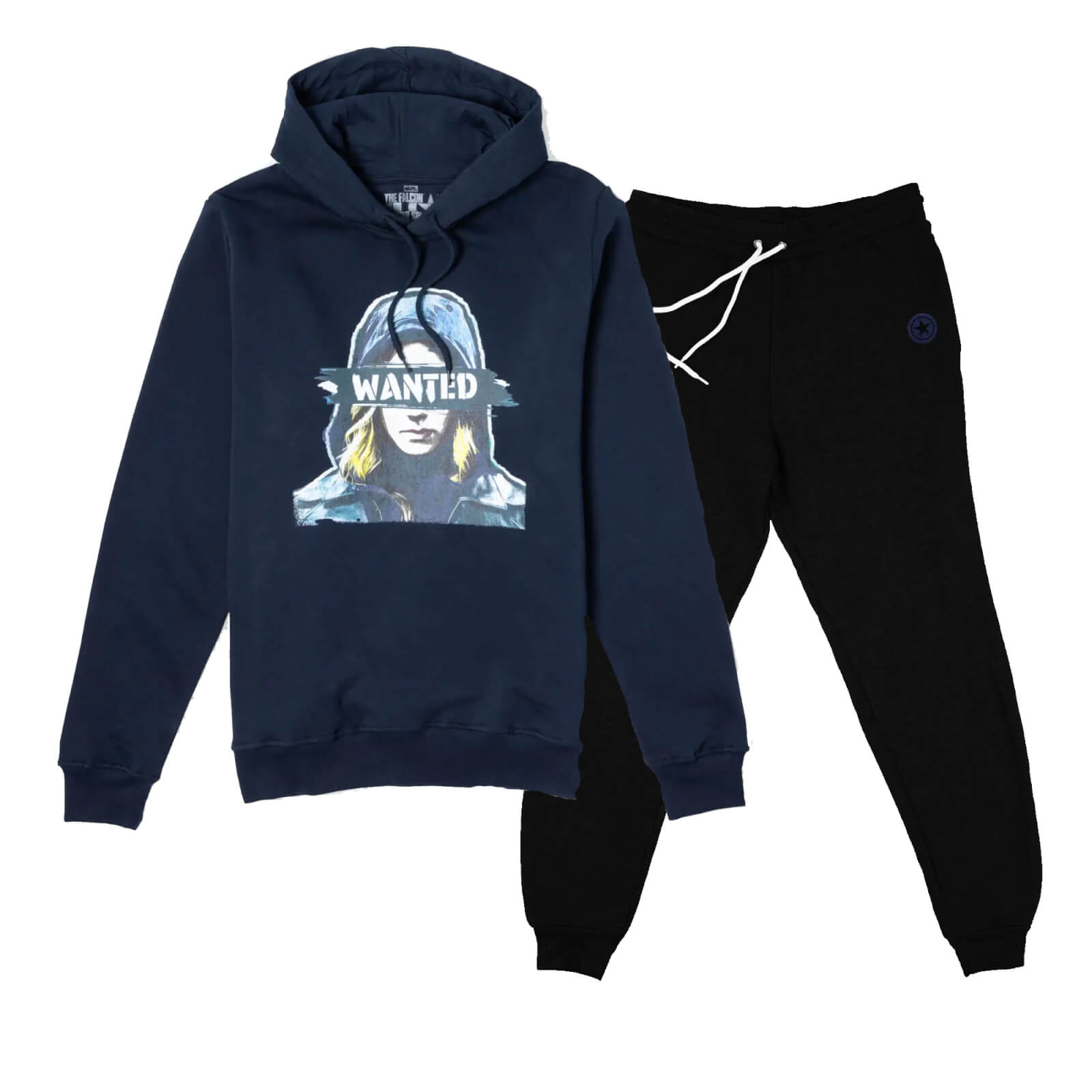Lot Falcon & Le Soldat de l'Hiver : Sweat à Capuche & Jogging - S - Navy