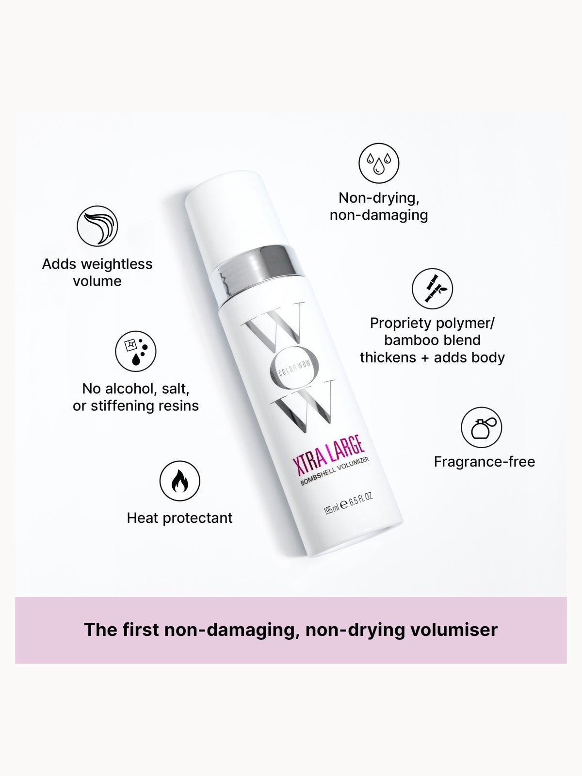 Color Wow Xtra Large Bombshell Volumizer 195ml 4