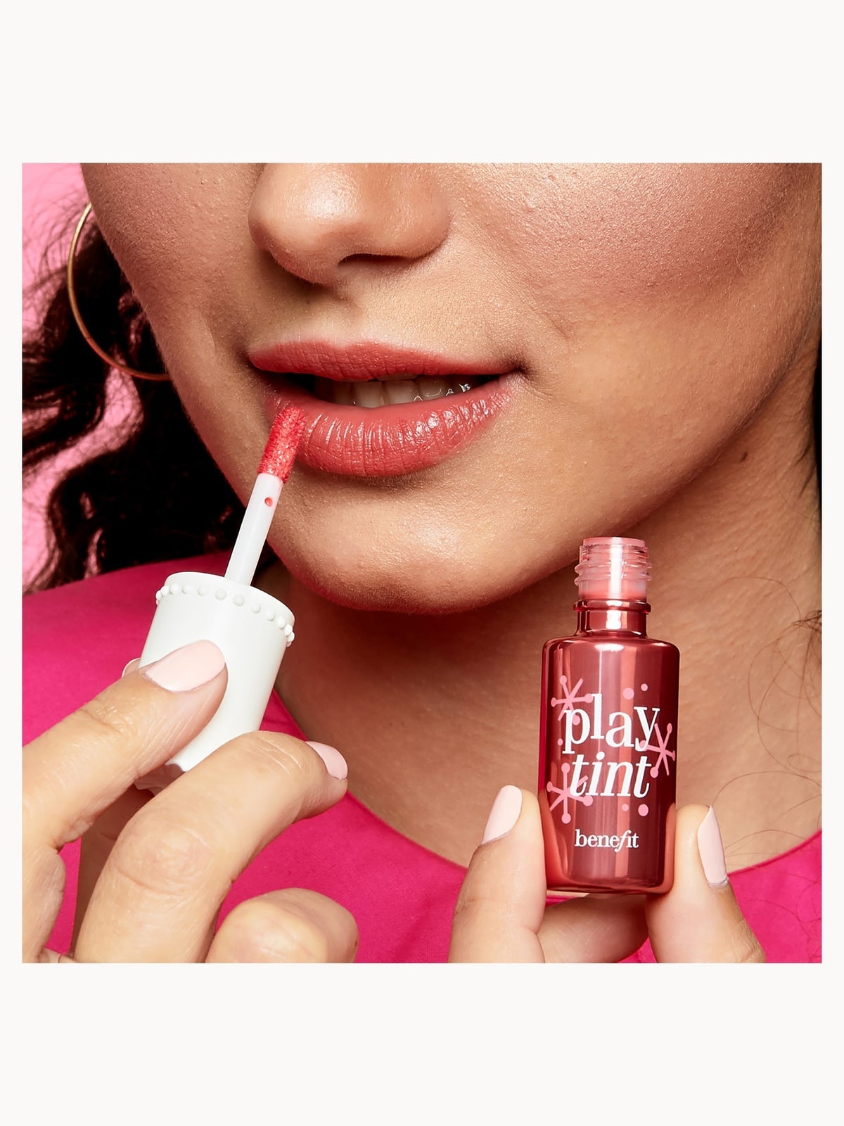 Playtint Lip & Cheek Stain - Longwear in Pink, Size: Full Size, photo 4
