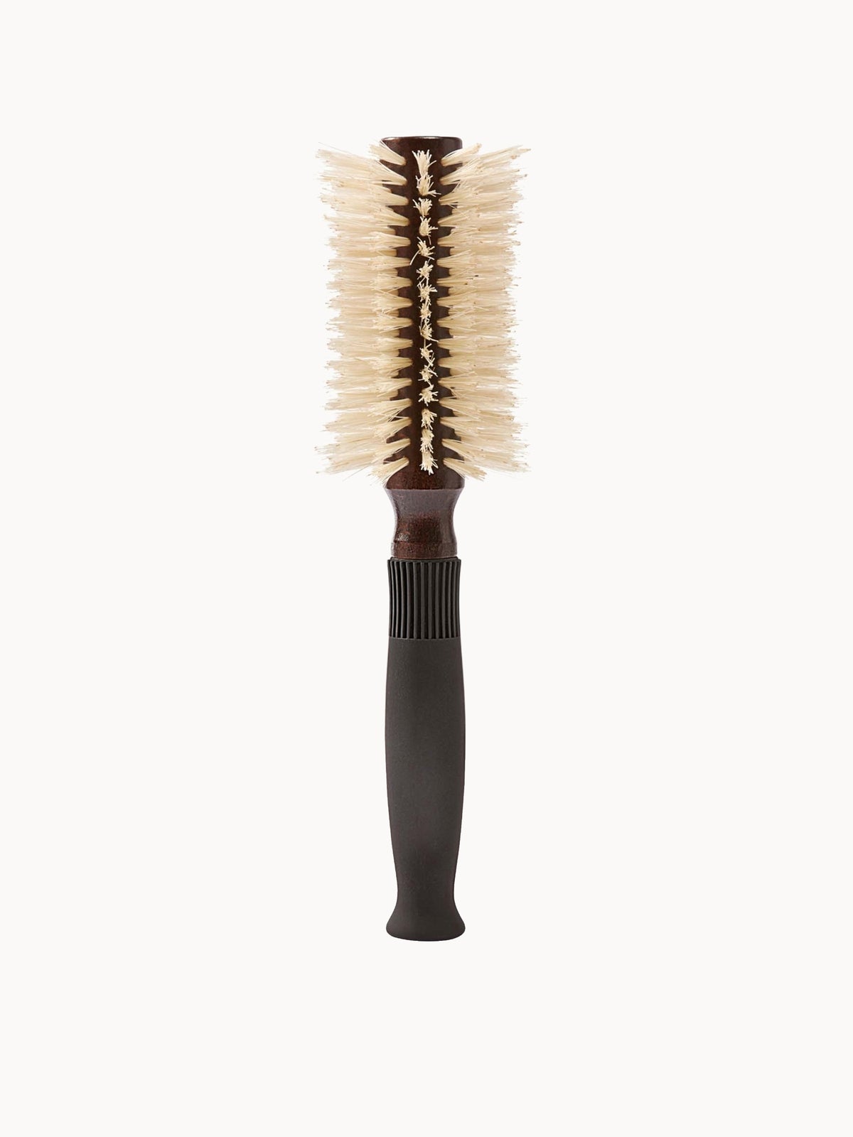 Christophe Robin Pre-Curved Blowdry Hairbrush with Natural Boar-Bristle and Wood - 12 Rows
