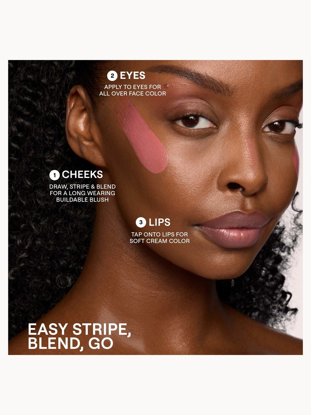 NUDESTIX Nudies Bloom All Over Face Dewy Blush Colour 7g (Various Shades) - Bohemian Rose 4