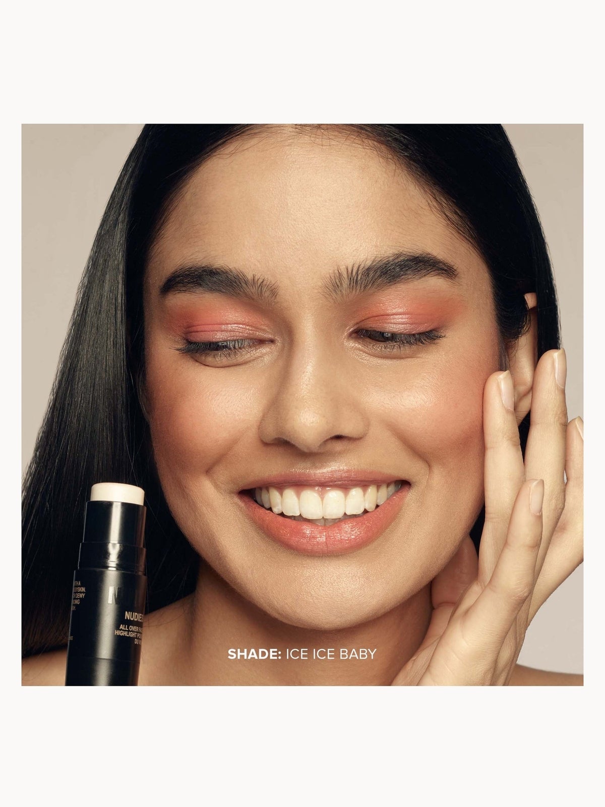 NUDESTIX Nudies Glow All Over Face Highlight Colour 8g (Various Shades) - Ice Ice Baby 3