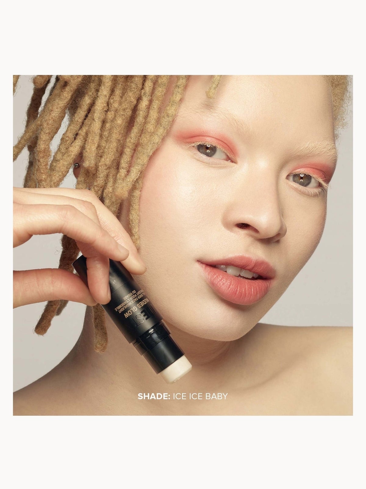 NUDESTIX Nudies Glow All Over Face Highlight Colour 8g (Various Shades) - Ice Ice Baby 2