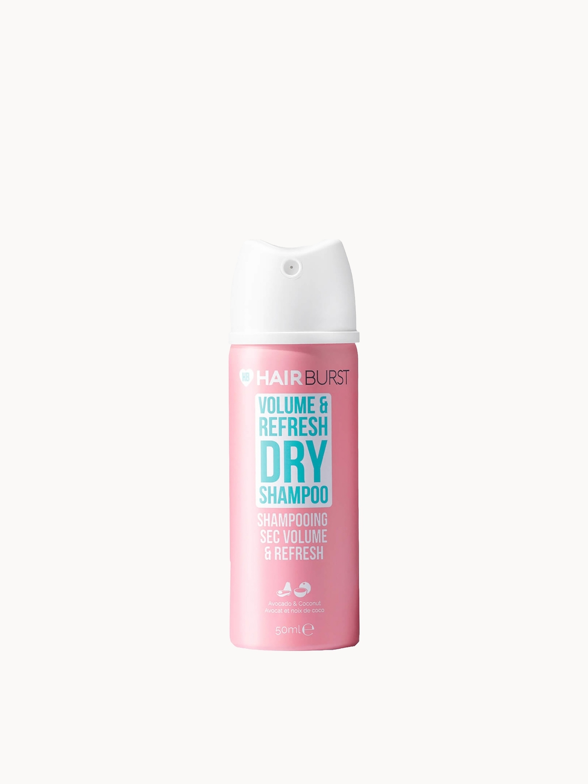 Hairburst Mini Volume and Refresh Dry Shampoo 50ml