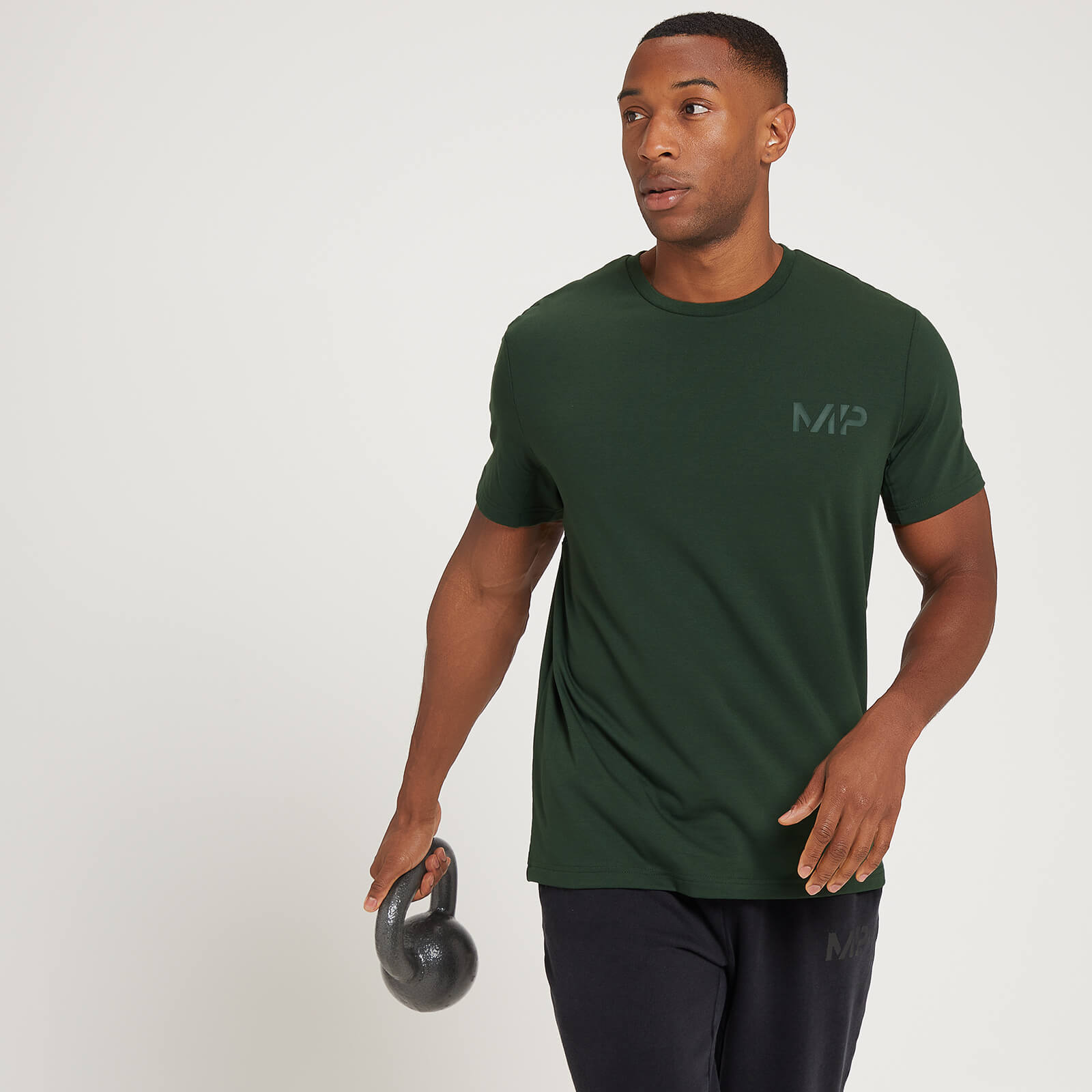 T-shirt a maniche corte MP Adapt Drirelease da uomo - Verde scuro - XS